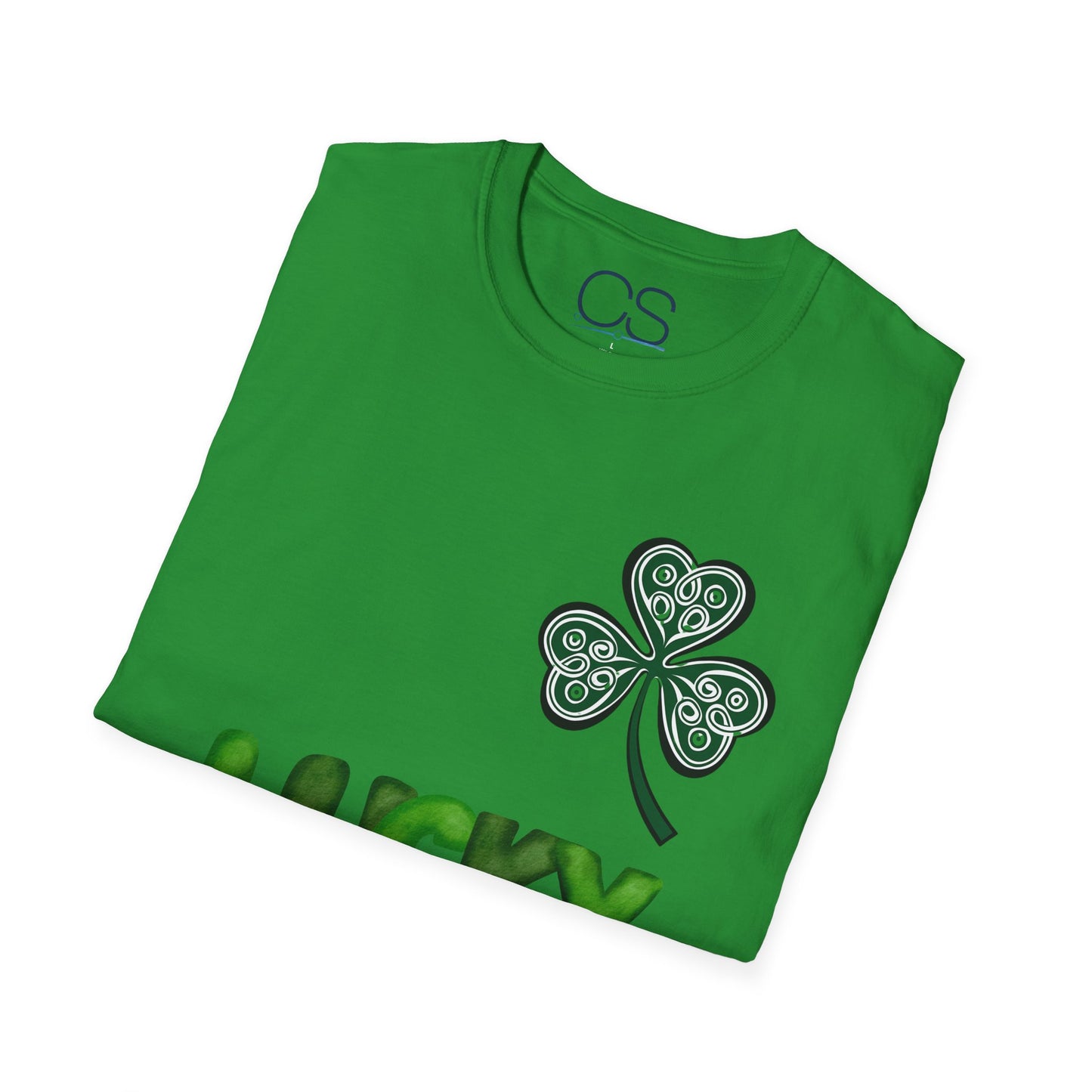 Double-Sided St. Patrick's Day Irish Shamrock Unisex Softstyle T-Shirt
