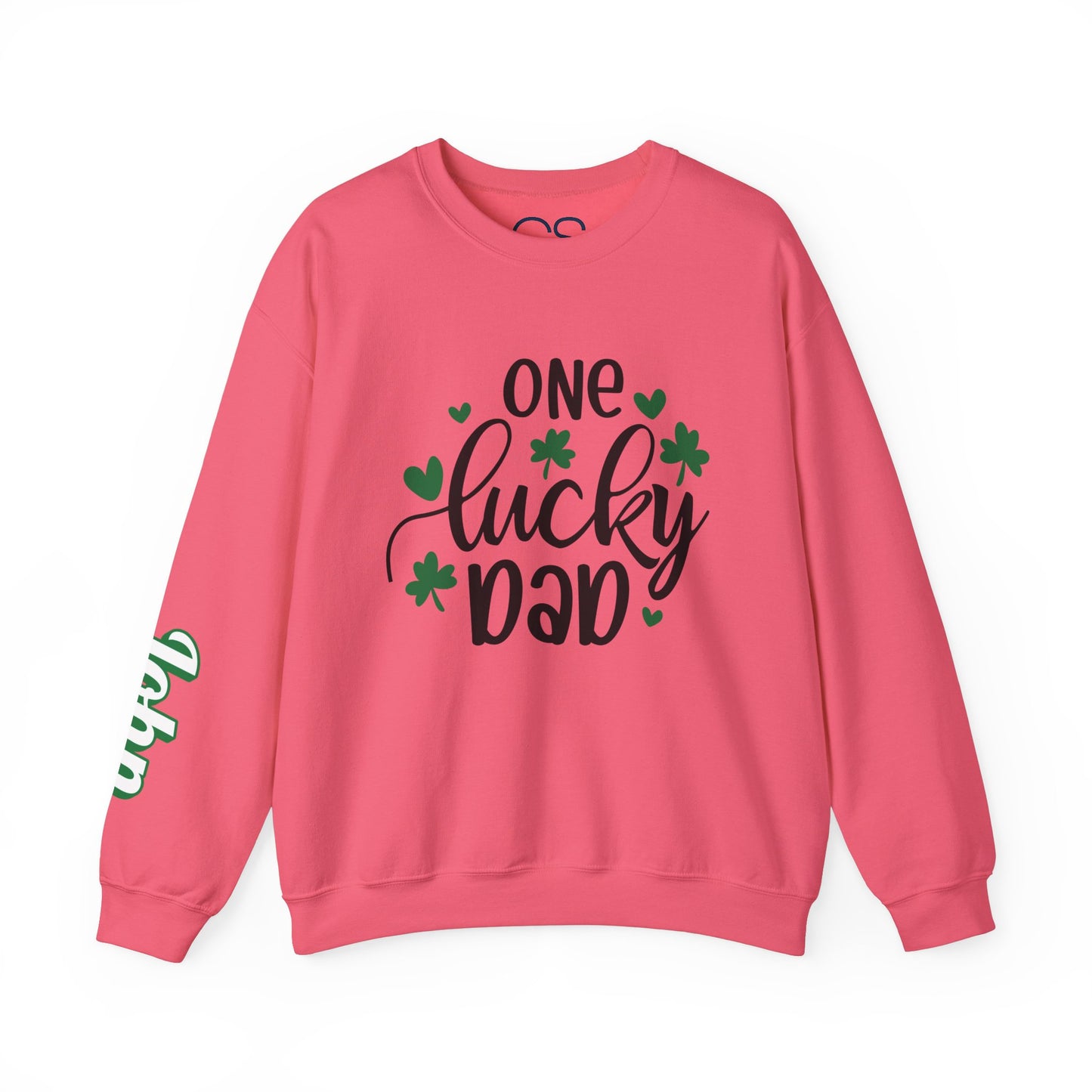 Personalized One Lucky Dad St. Patricks Day Sweatshirt