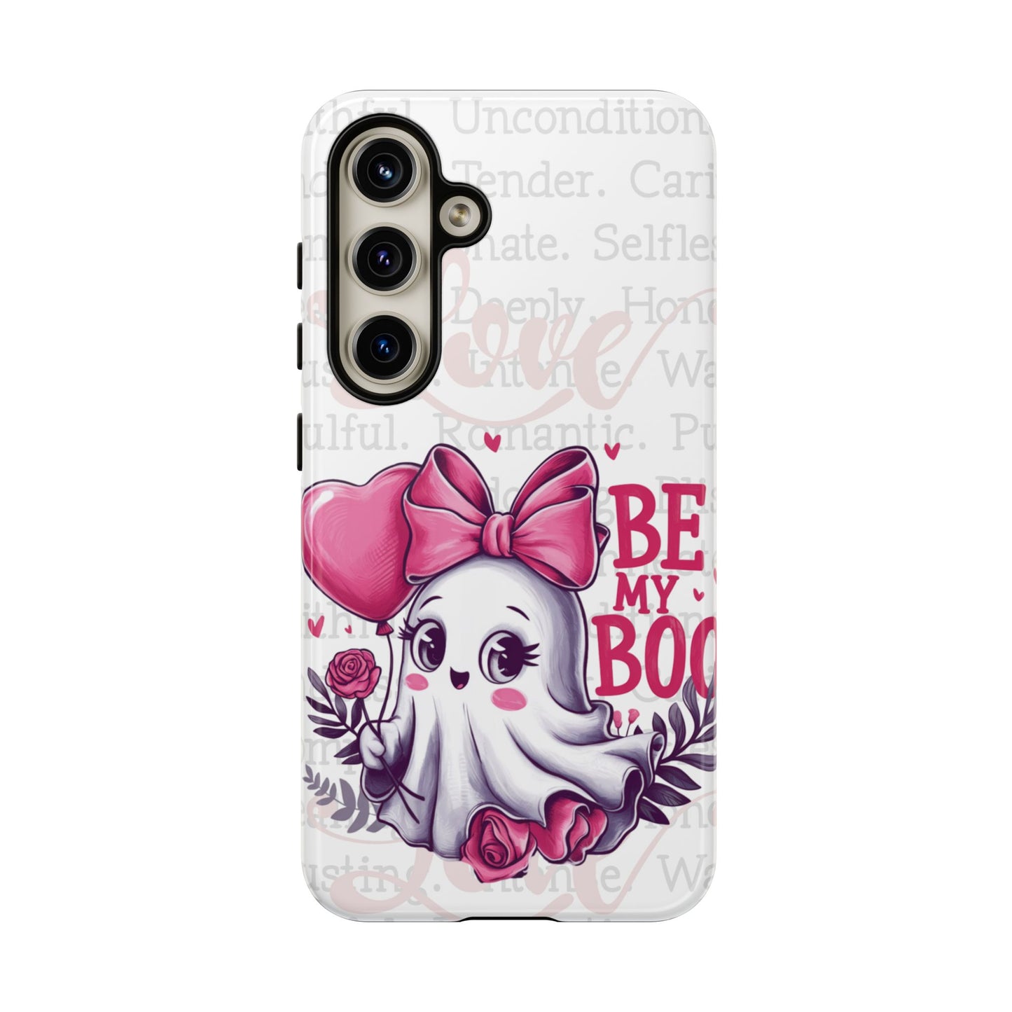 Be My Boo Ghost Patterned Durable Phone Case