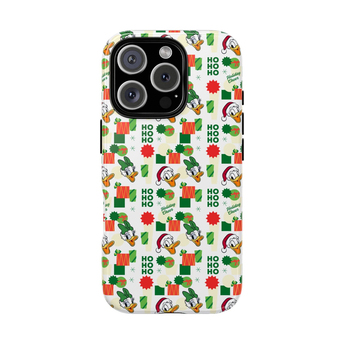Disney Donald Duck and Daisy Christmas-Themed Durable Phone Case