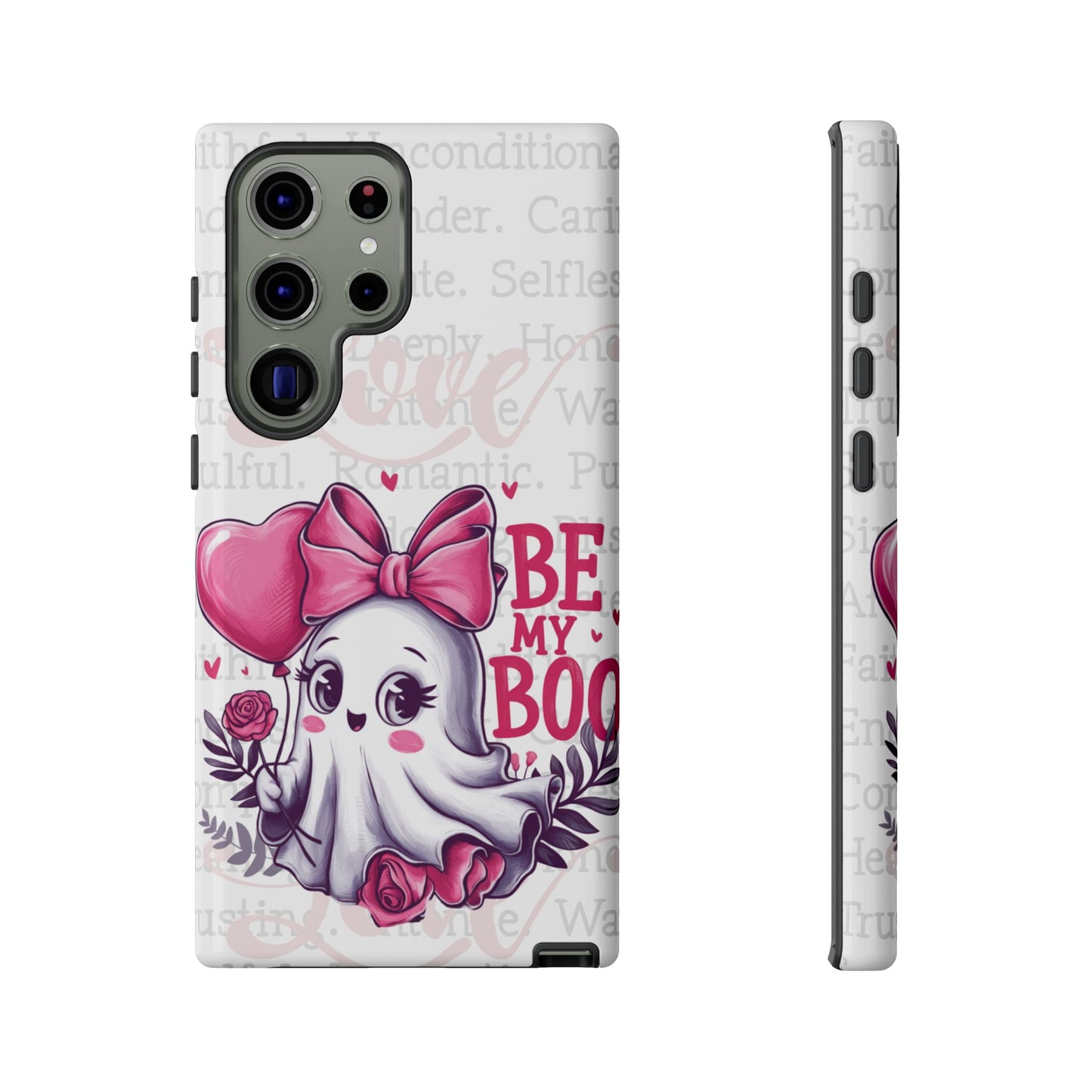 Be My Boo Ghost Patterned Durable Phone Case
