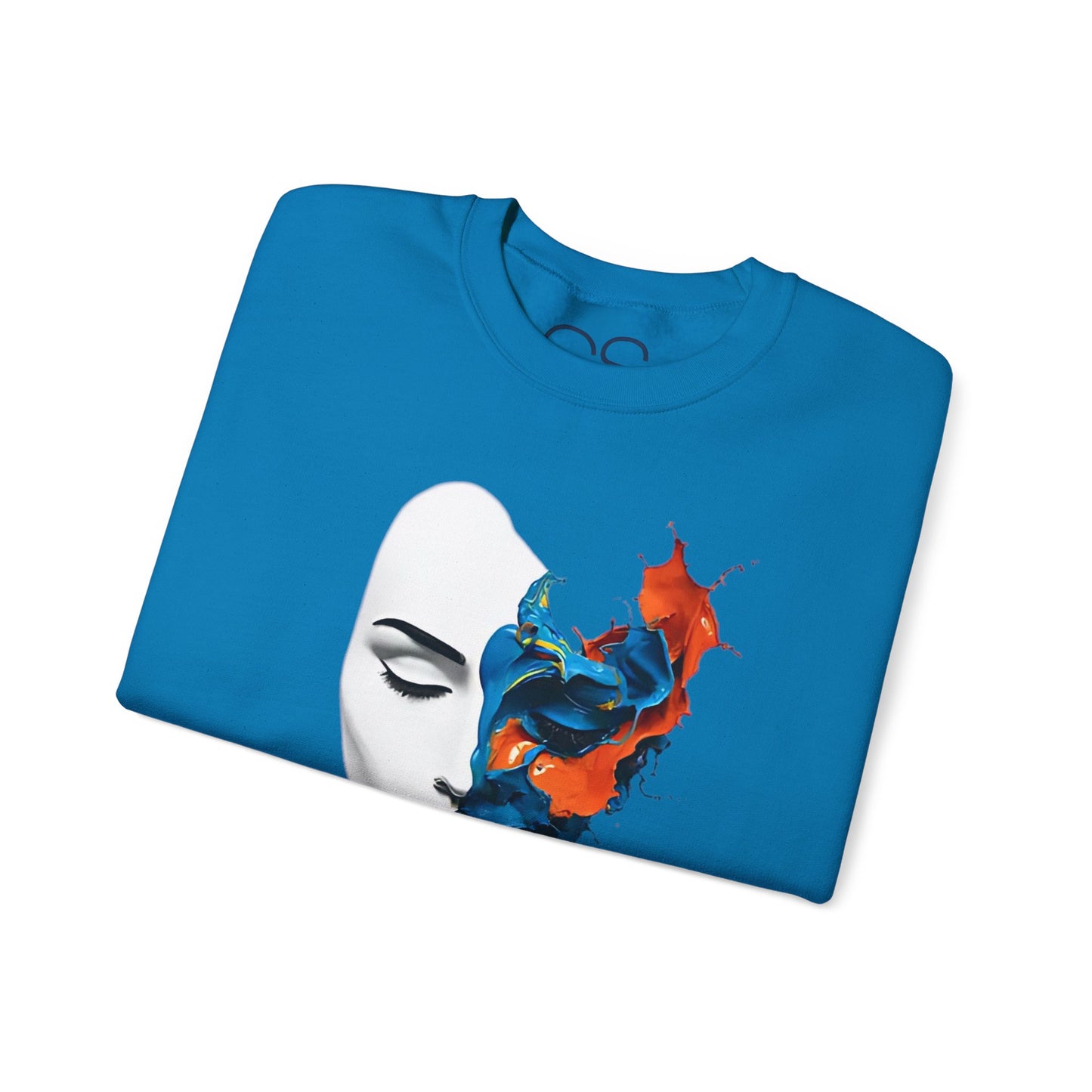 Abstract Art Face Crewneck Sweatshirt