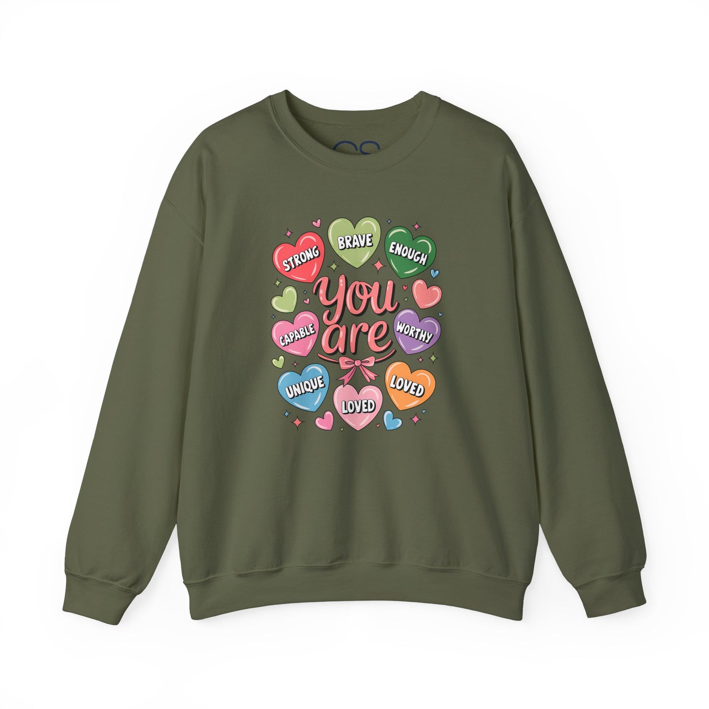 You Are Loved Inspirational Crewneck Sweatshirt