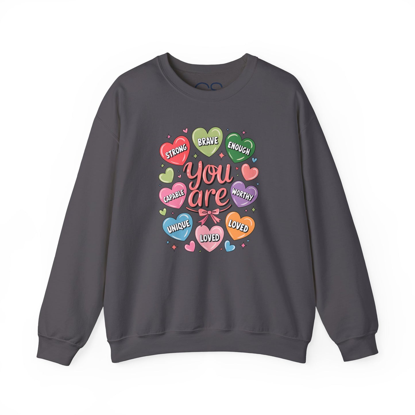 You Are Loved Inspirational Crewneck Sweatshirt