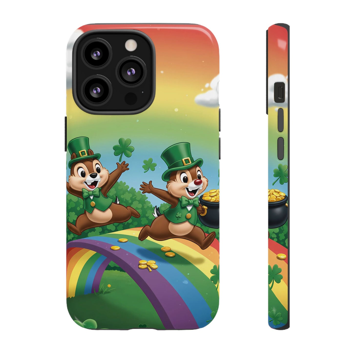 Disney Chip 'n Dale St. Patrick's Day Durable Phone Case