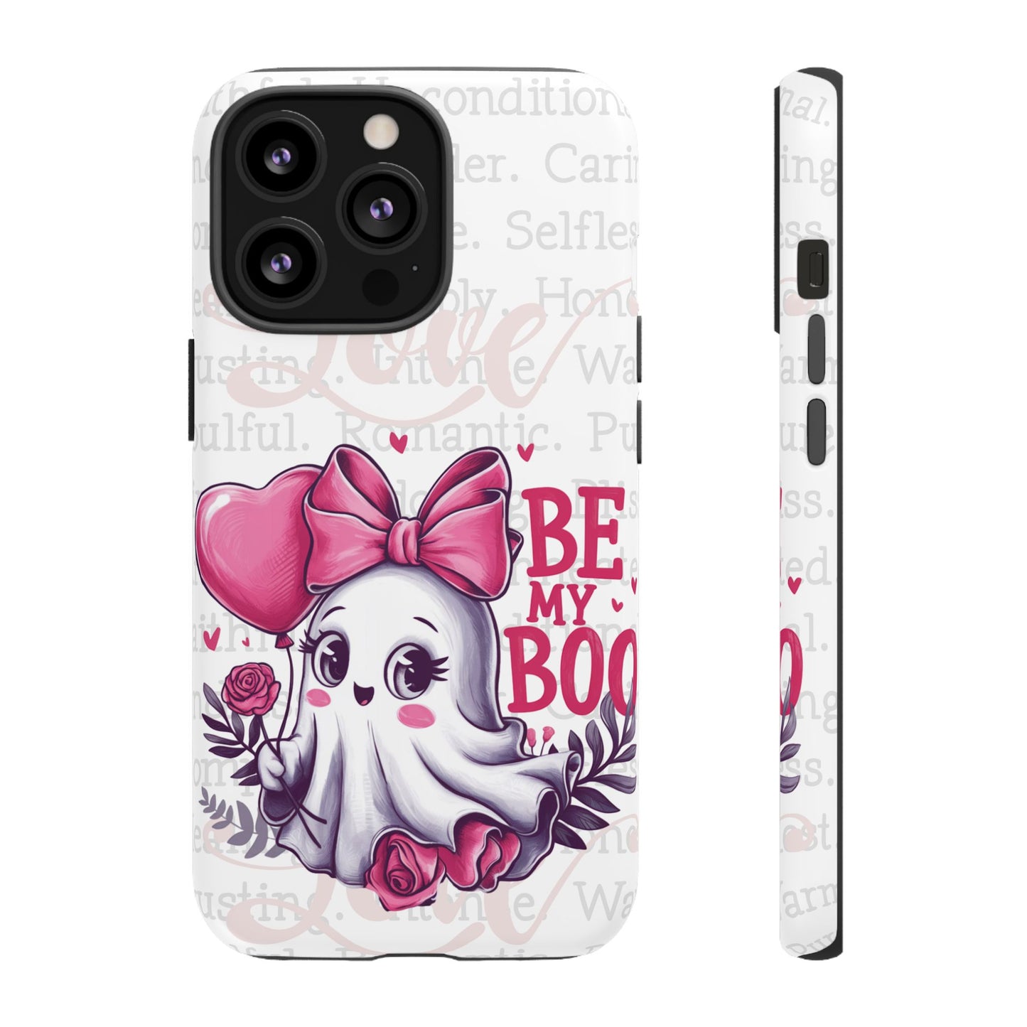Be My Boo Ghost Patterned Durable Phone Case
