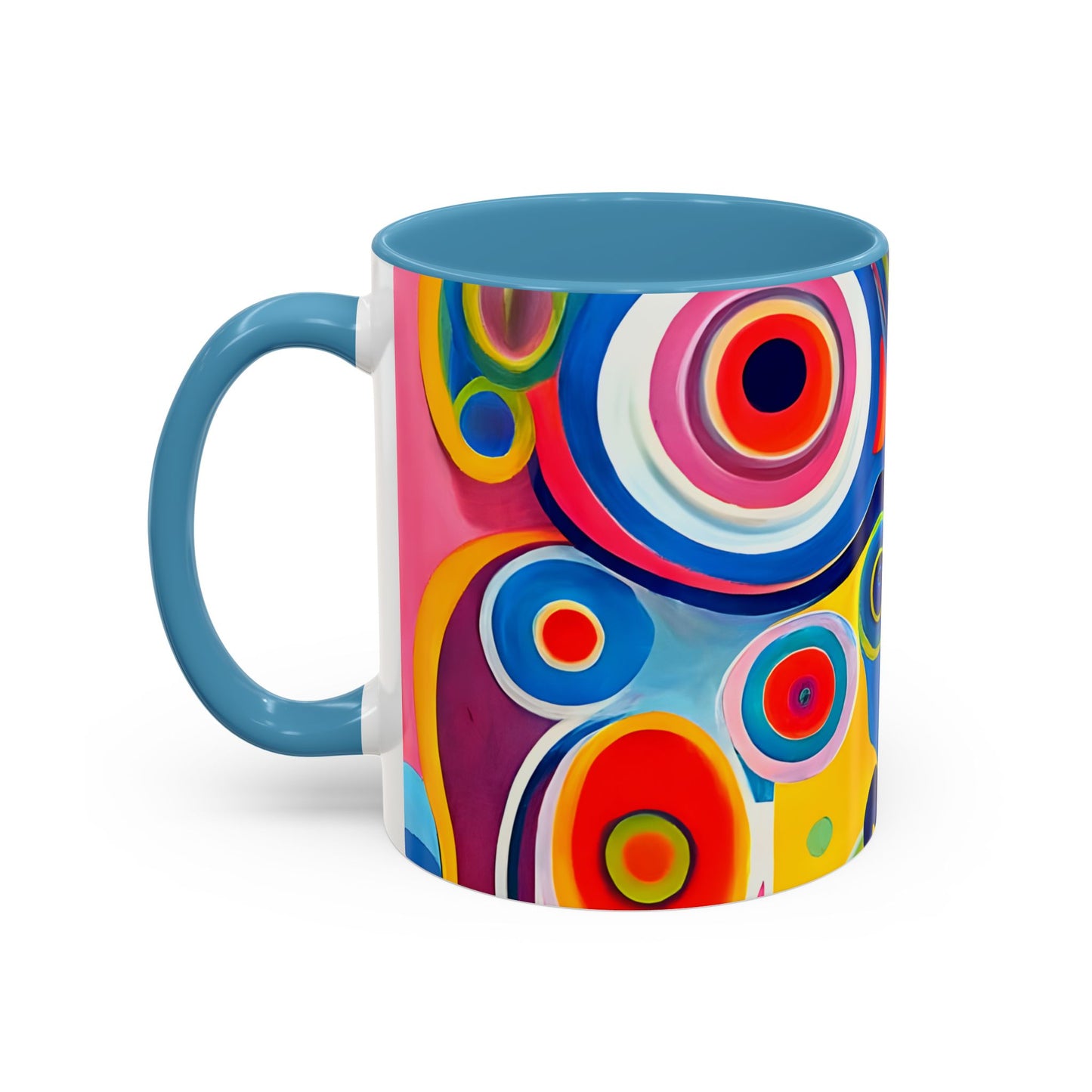 Vibrant Circles Modern Art Coffee Mug