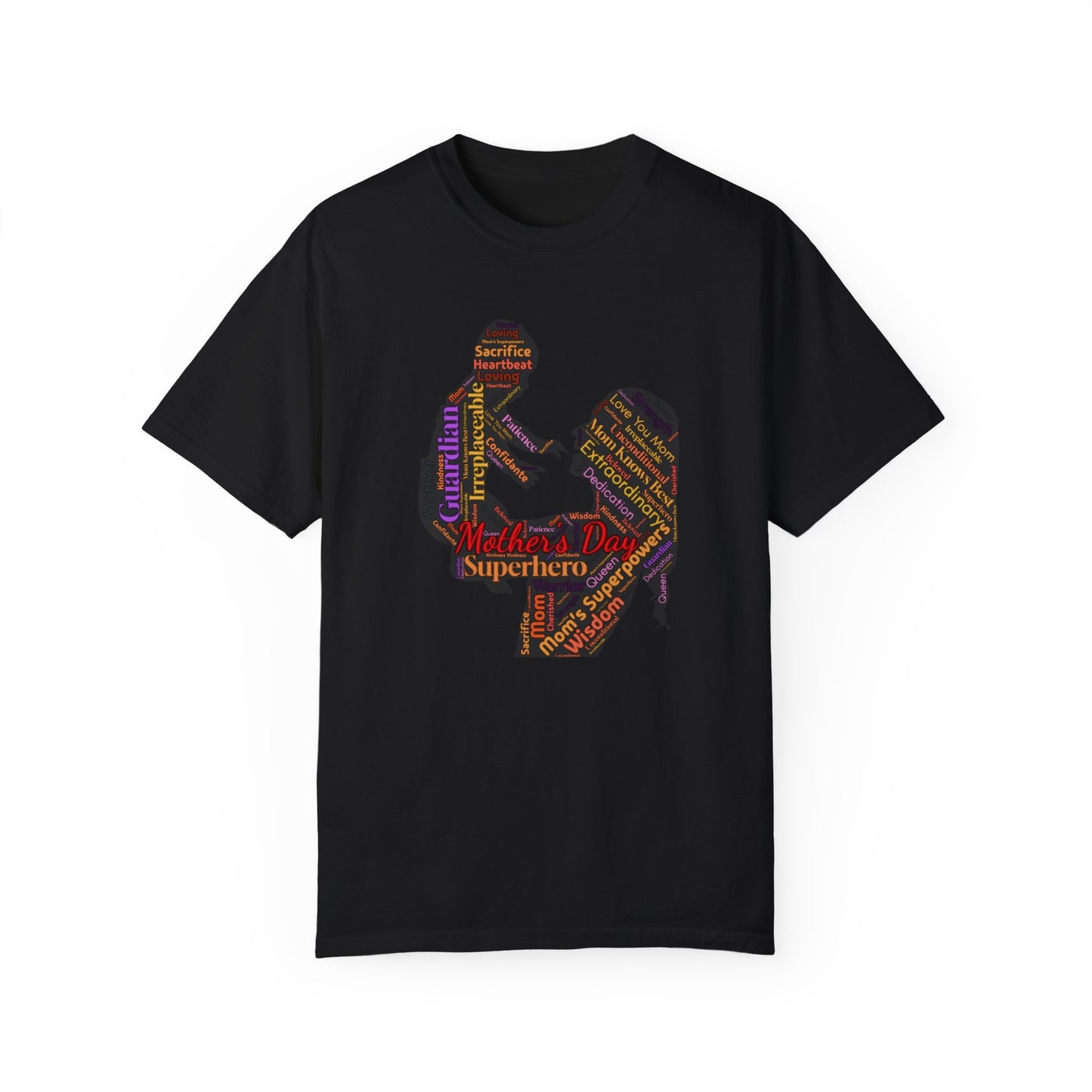 Mother and Child Word Art T-Shirt