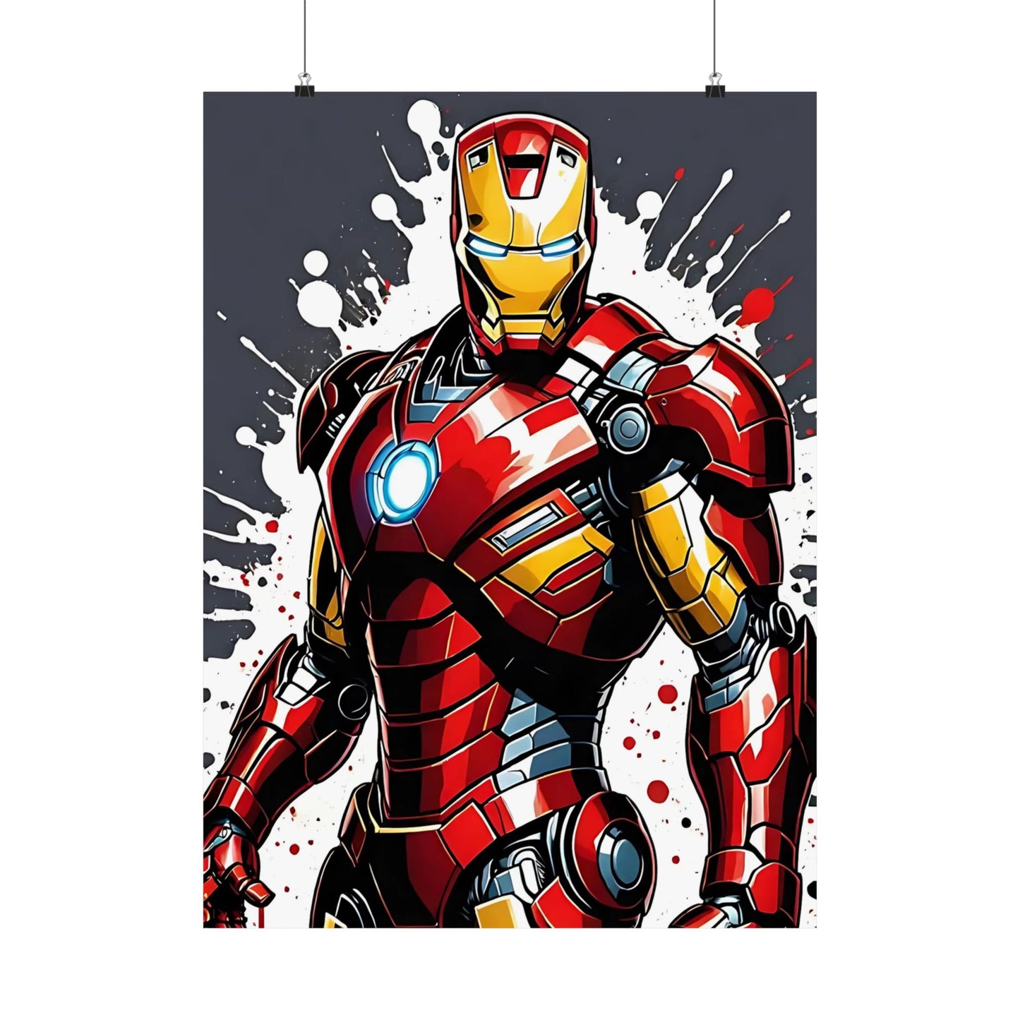 Armored Hero Premium Art Poster