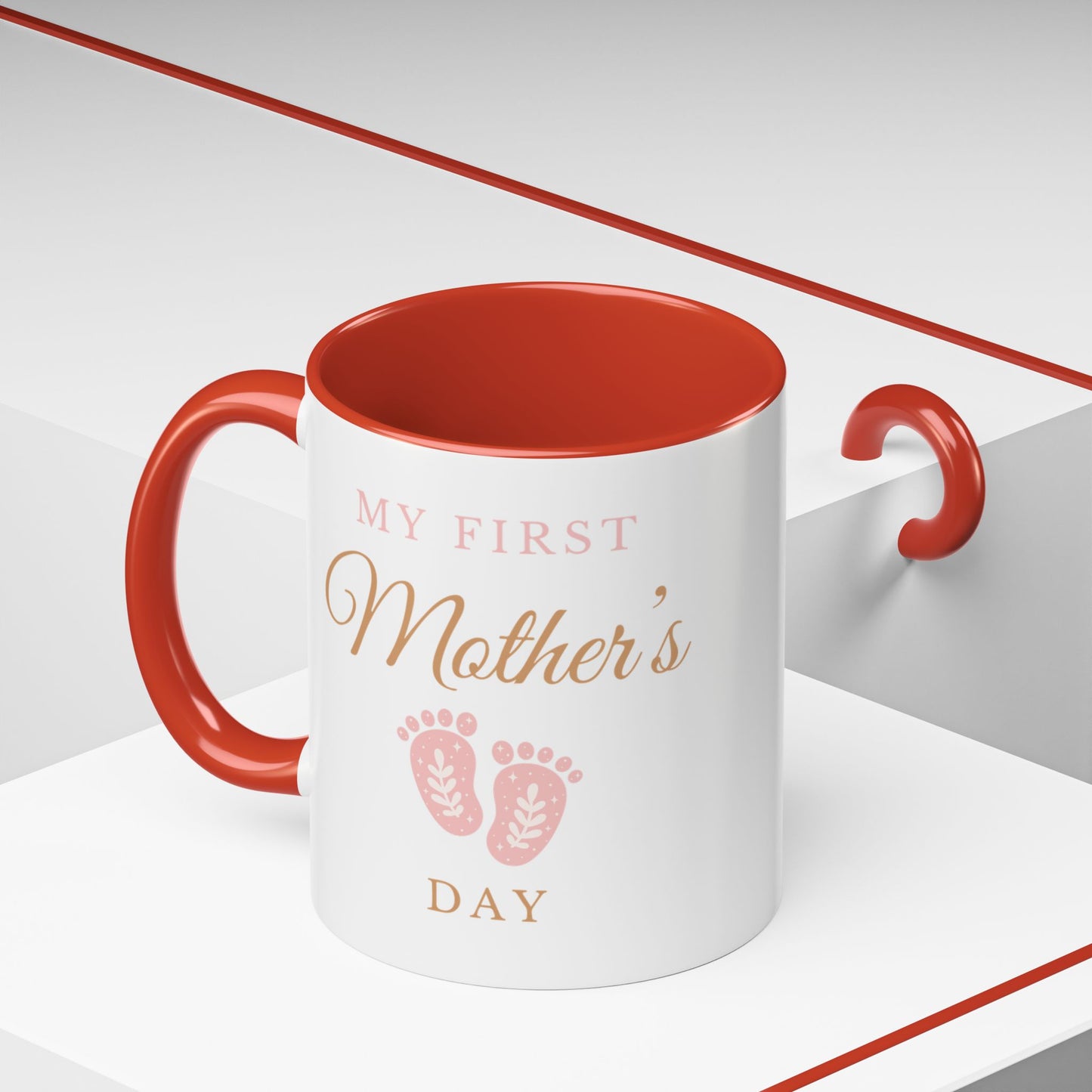 My First Mother's Day Mug Pink - Newborn Baby Message