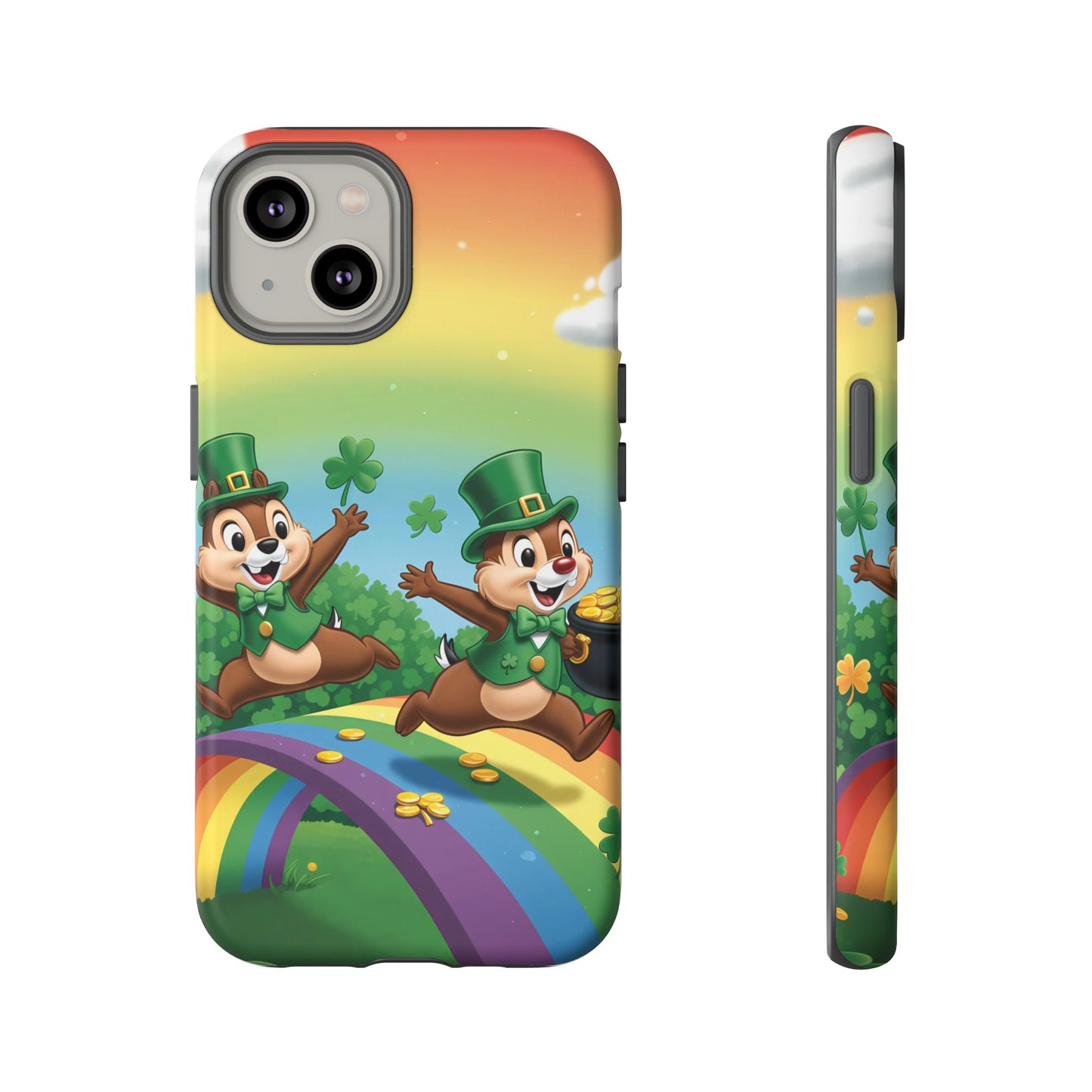 Disney Chip 'n Dale St. Patrick's Day Durable Phone Case