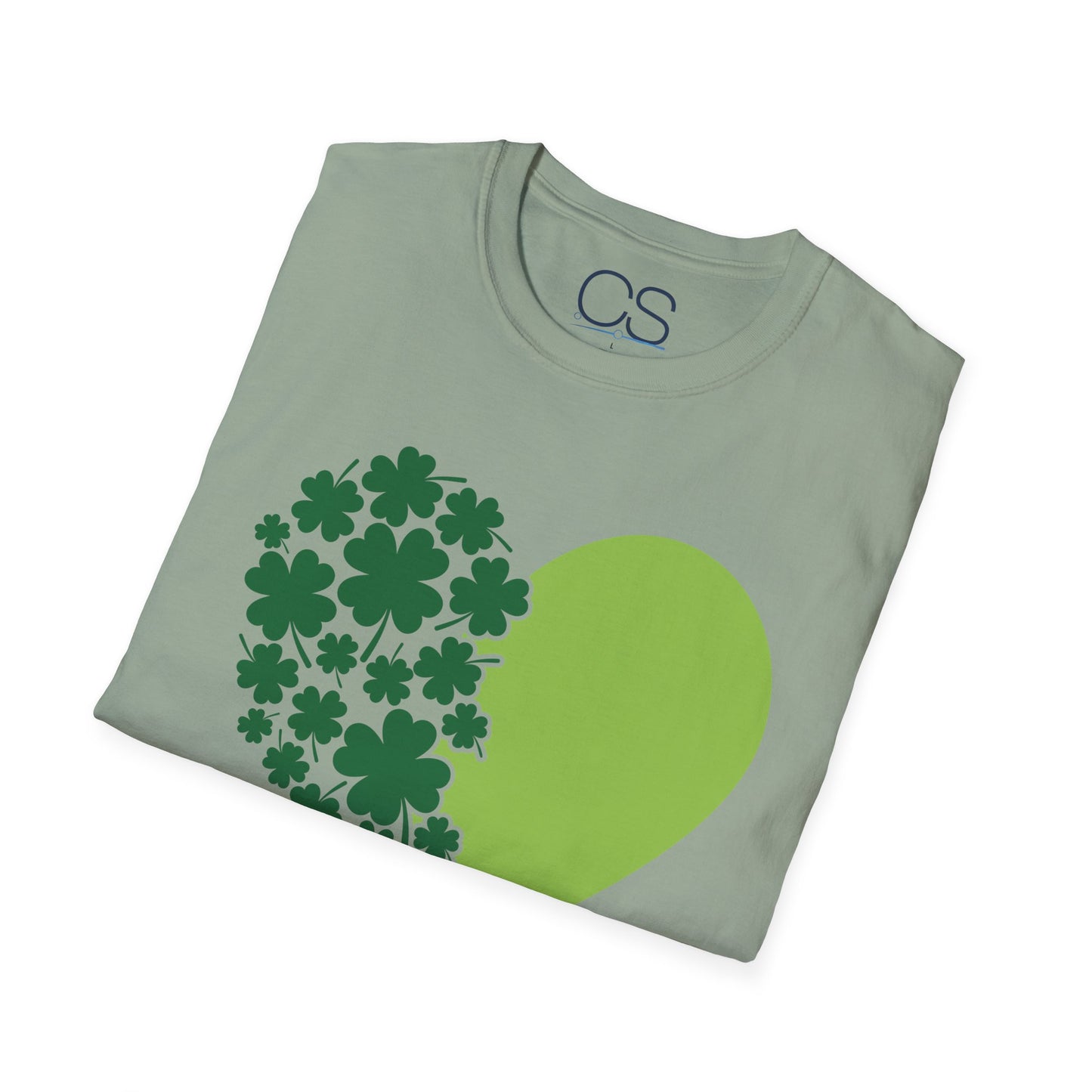 Irish Shamrock Heart T-Shirt