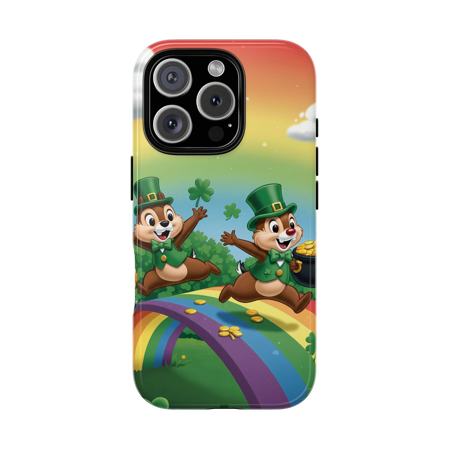 Disney Chip 'n Dale St. Patrick's Day Durable Phone Case