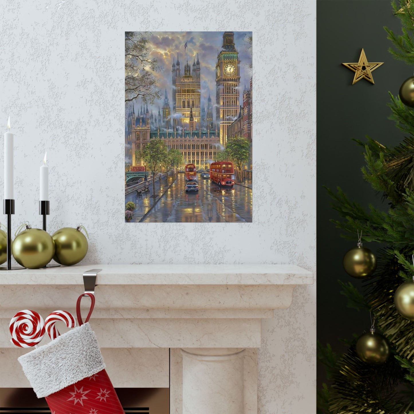 London Fog Matte Vertical Poster