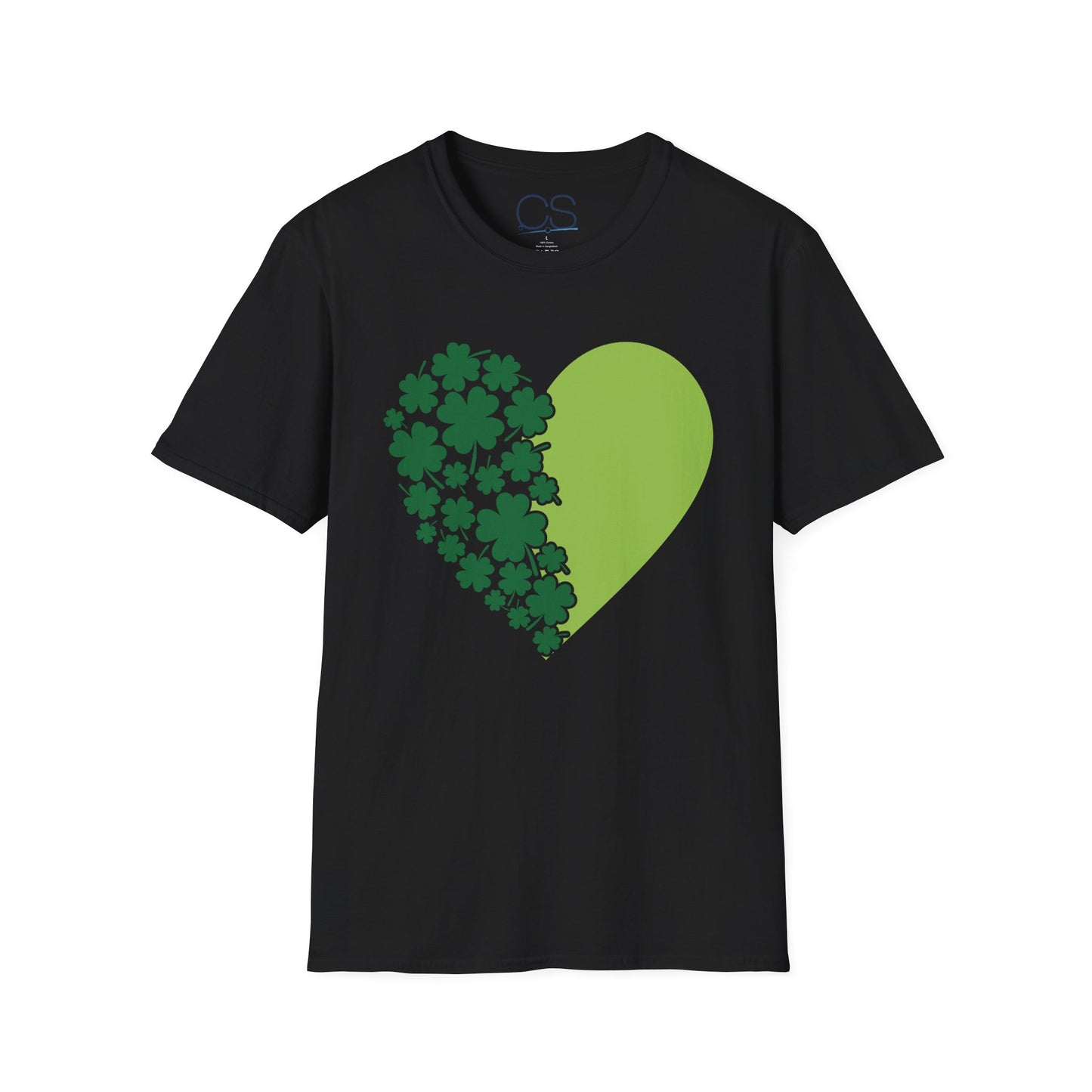 Irish Shamrock Heart T-Shirt