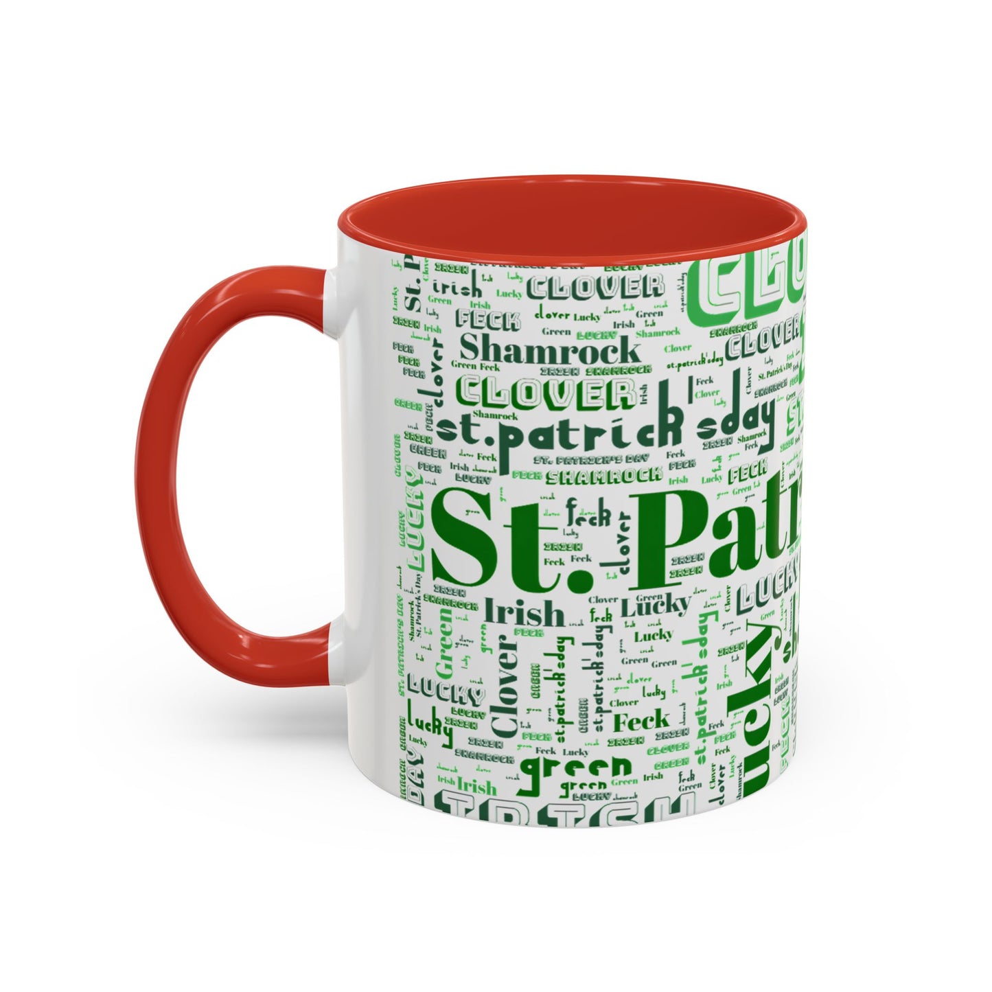 Irish St. Patrick's Day Word Art Mug