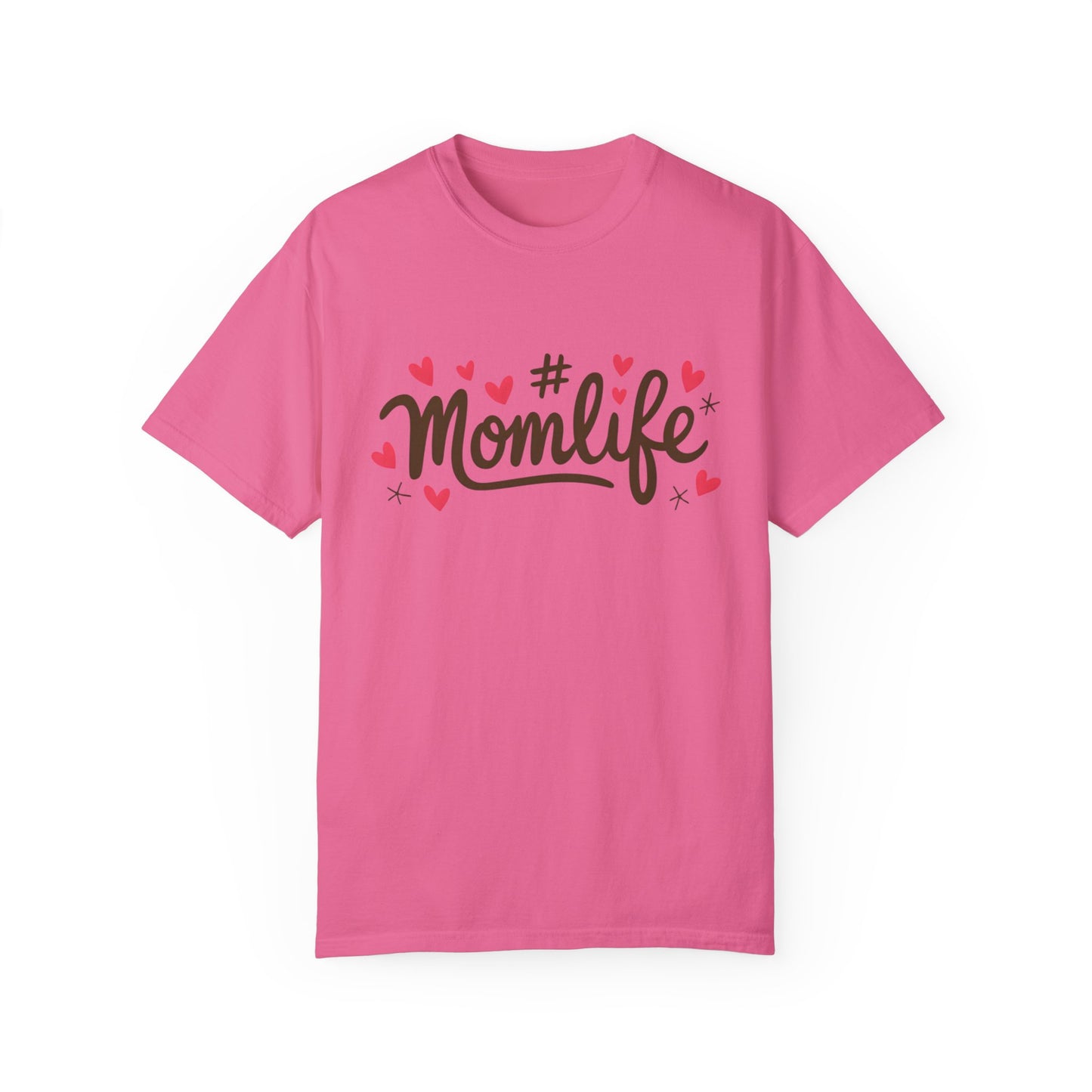 Momlife Heart-Adorned T-Shirt