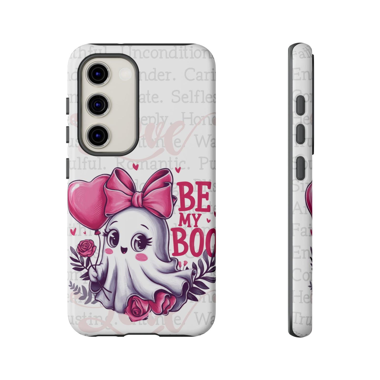 Be My Boo Ghost Patterned Durable Phone Case