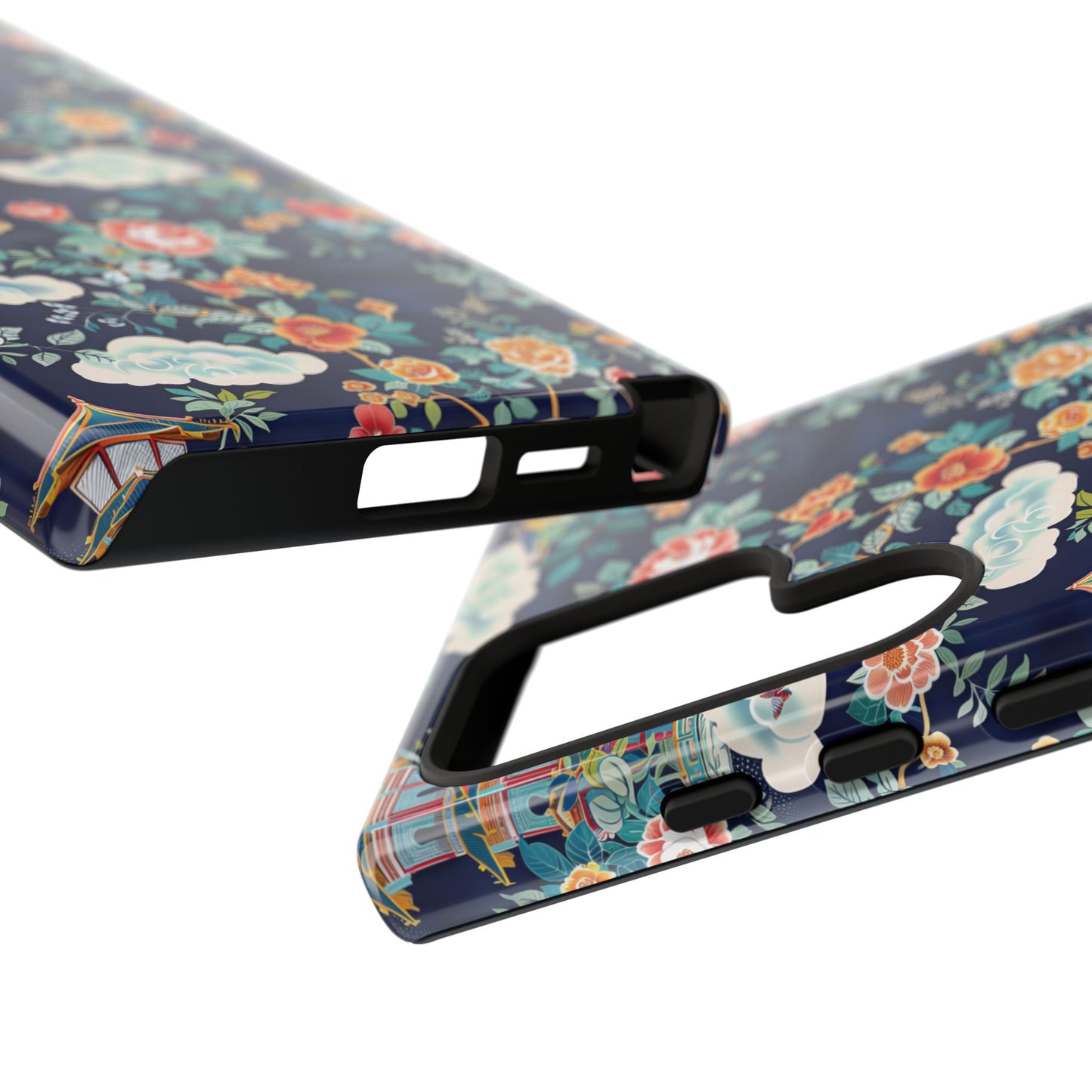 Enchanting Chinoiserie-Inspired Durable Phone Case