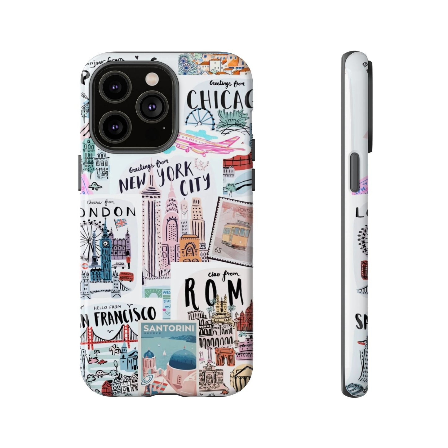 Wanderlust Travel-Themed Durable Phone Case