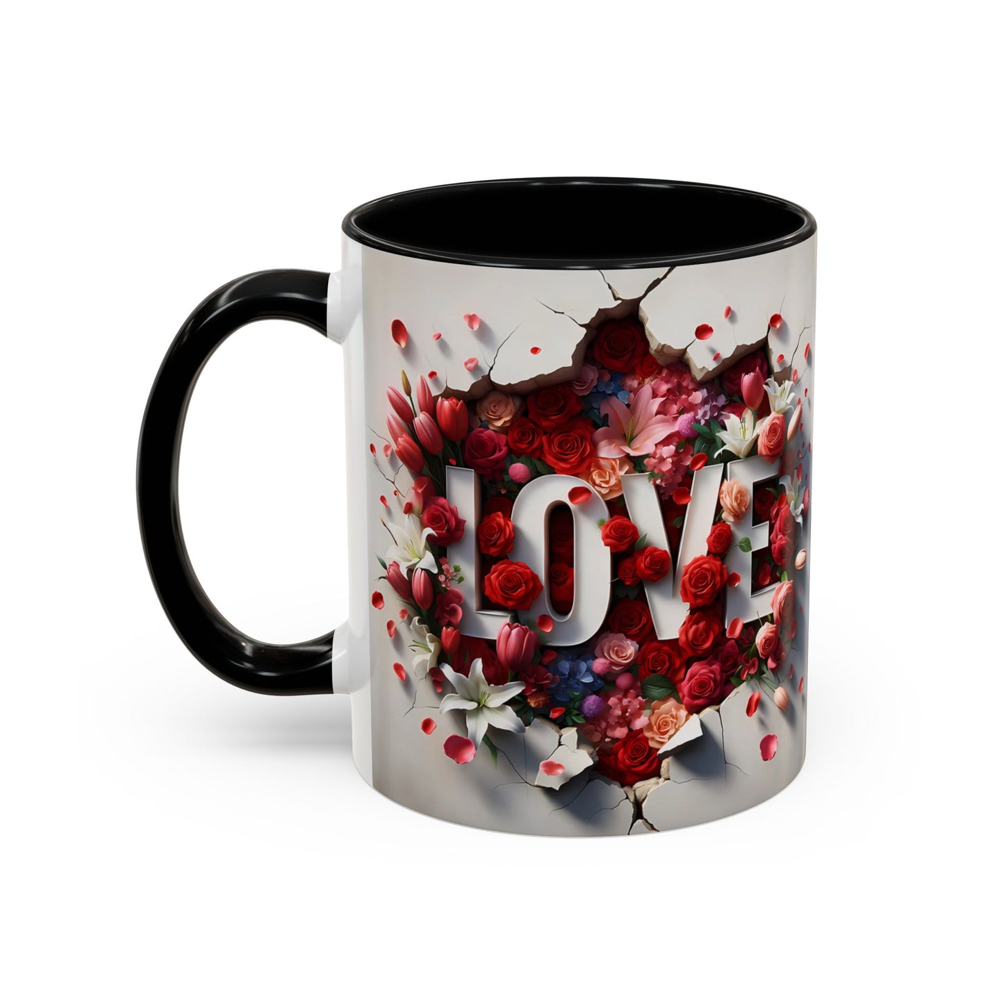 3D Floral LOVE/MUM Mugs - Mother's Day Gift