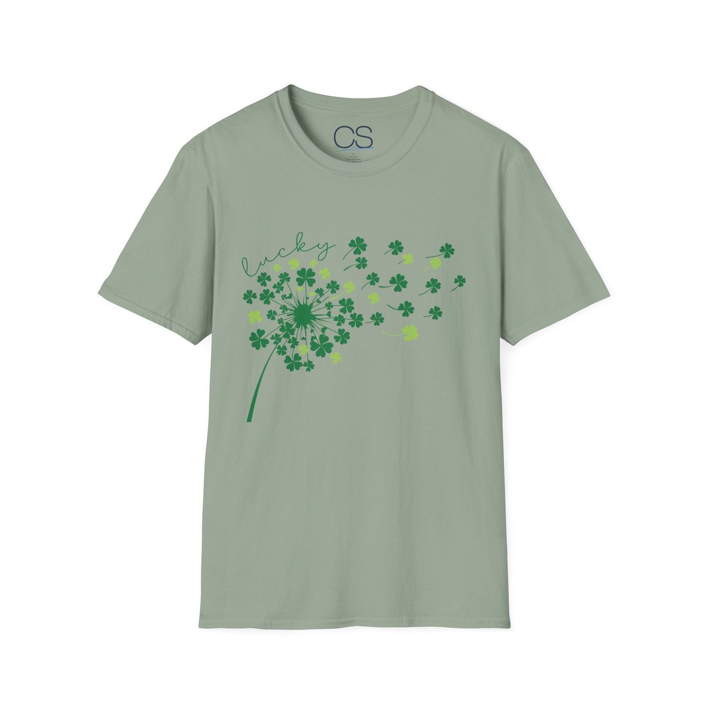 Luck of the Irish Dandelion Unisex Softstyle T-Shirt