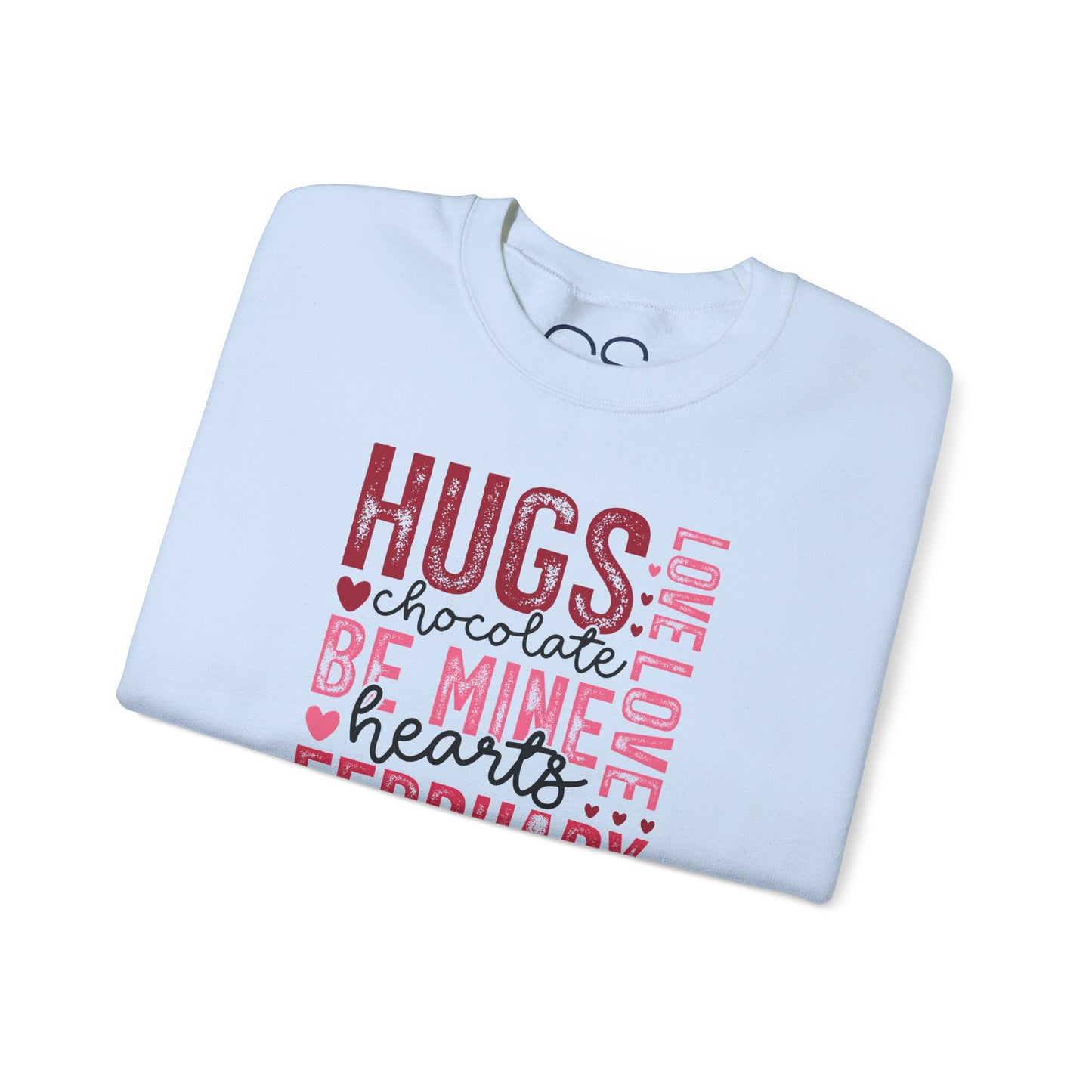 Cozy and Romantic Typography Crewneck Sweatshirt