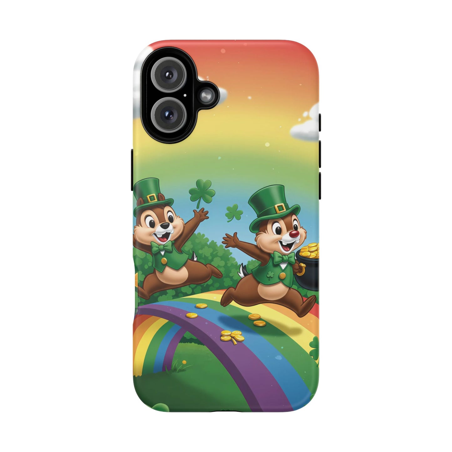 Disney Chip 'n Dale St. Patrick's Day Durable Phone Case