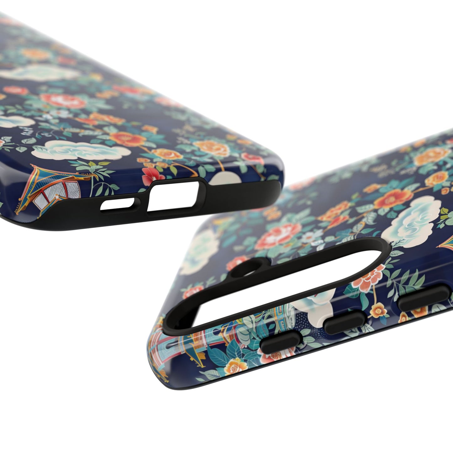 Enchanting Chinoiserie-Inspired Durable Phone Case