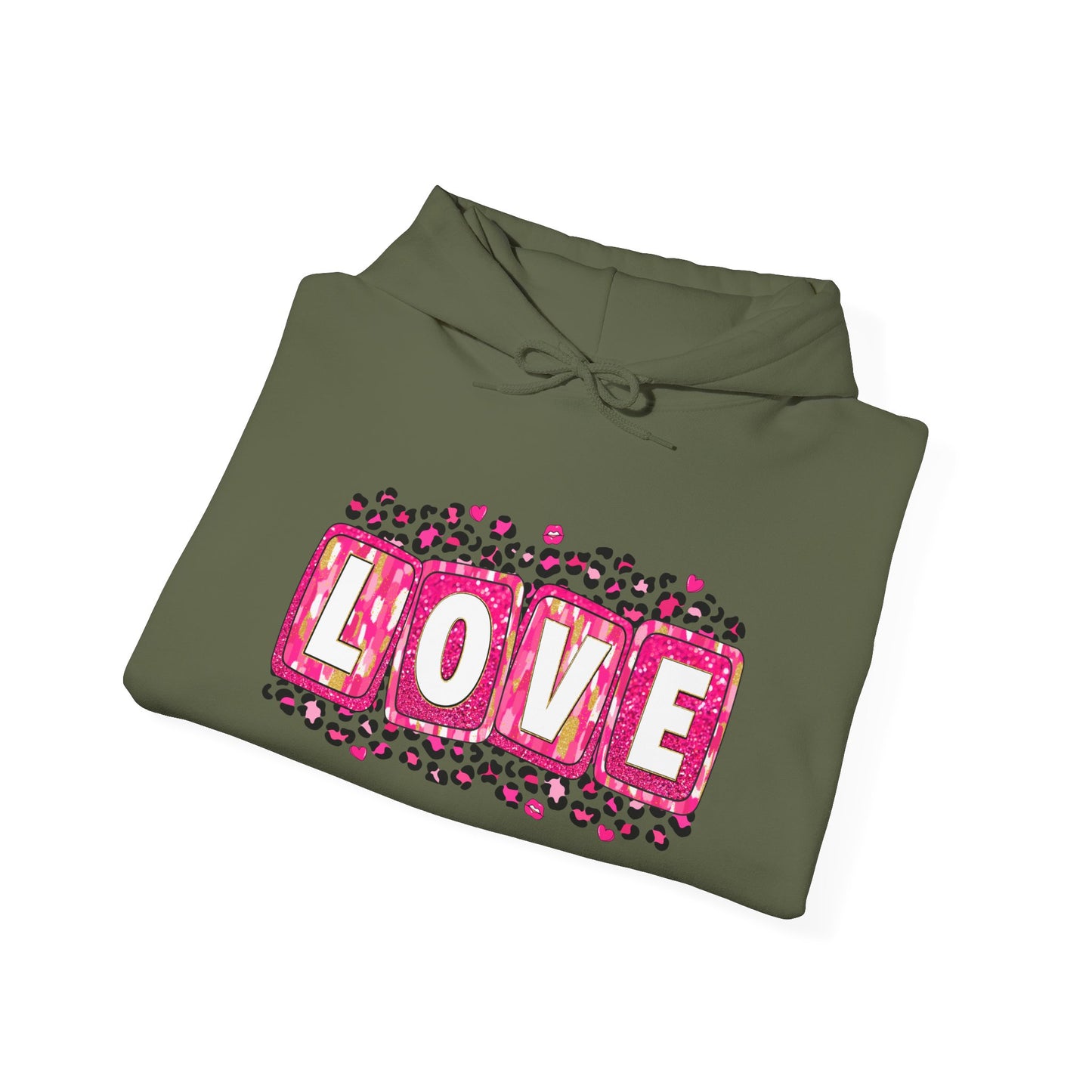 Personalized Love-Themed Hooded Sweatshirt