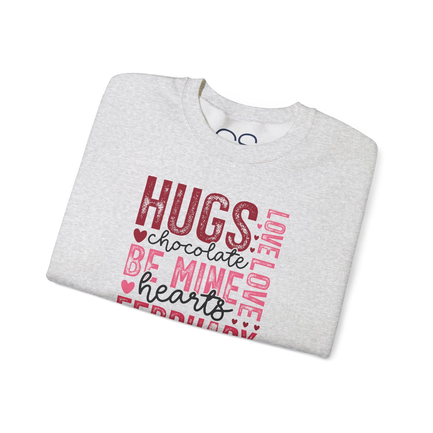 Cozy and Romantic Typography Crewneck Sweatshirt