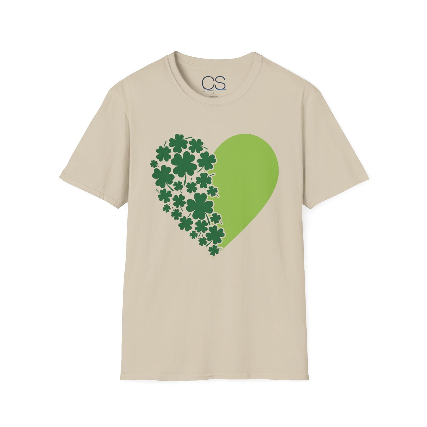 Irish Shamrock Heart T-Shirt