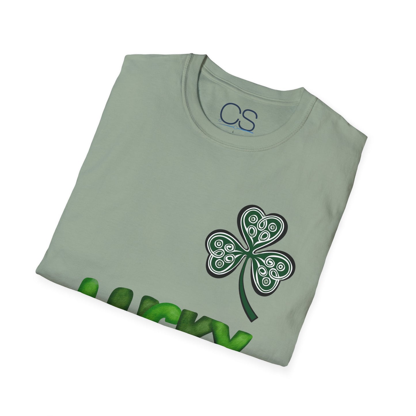 Double-Sided St. Patrick's Day Irish Shamrock Unisex Softstyle T-Shirt