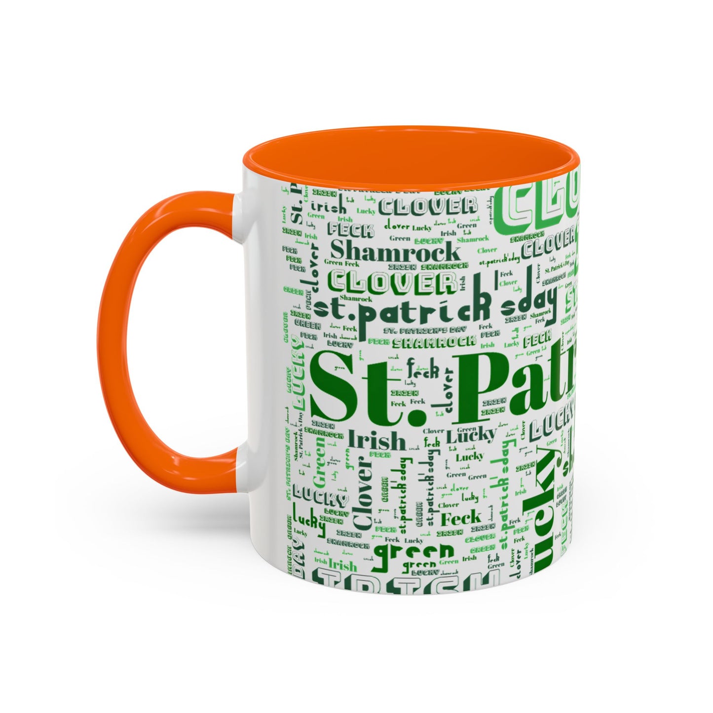 Irish St. Patrick's Day Word Art Mug