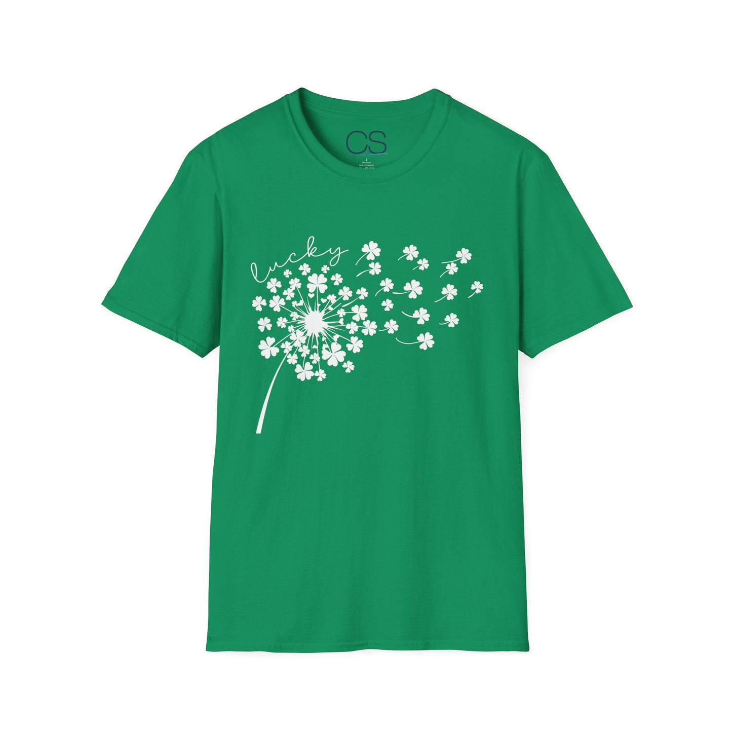 Luck of the Irish Dandelion Unisex Softstyle T-Shirt