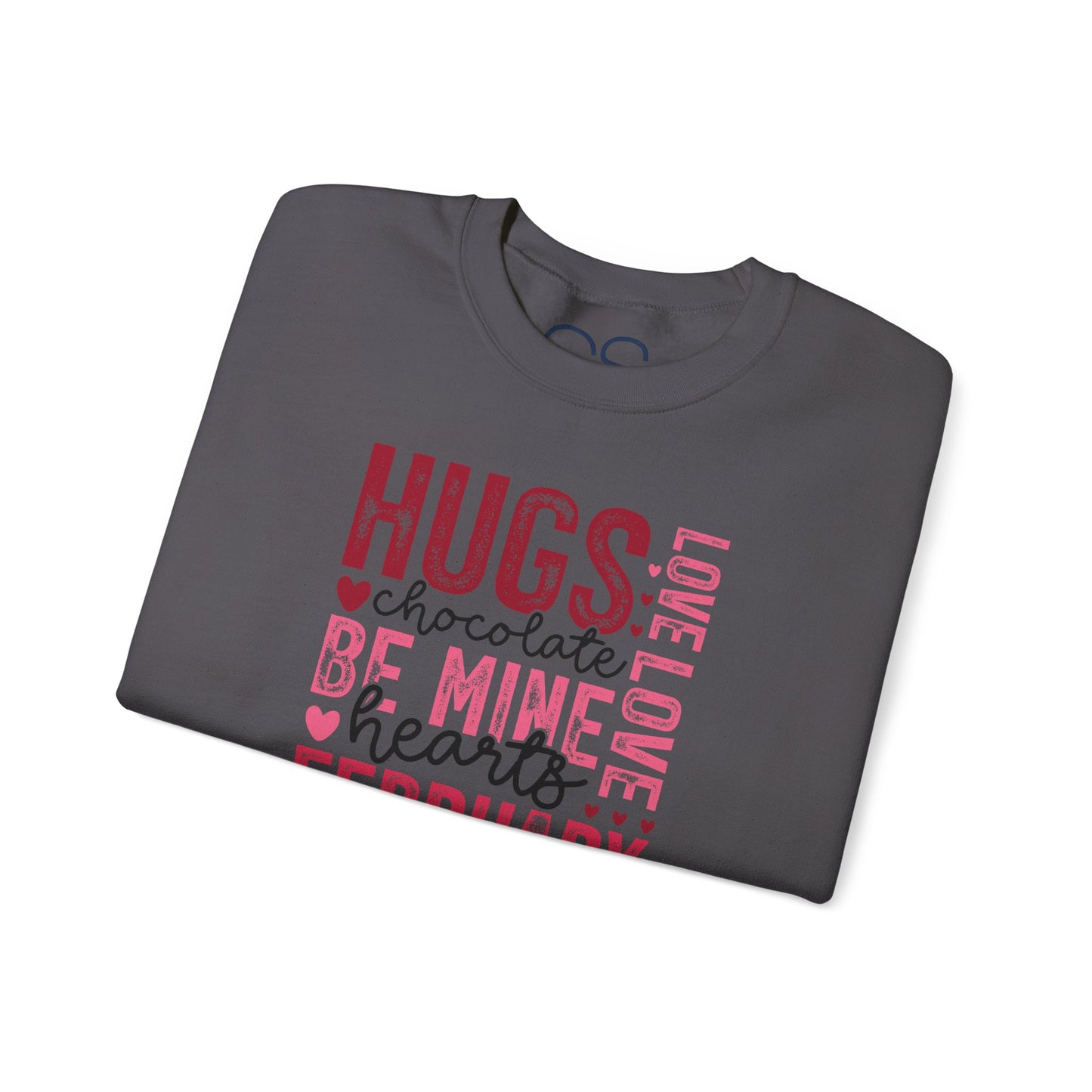 Cozy and Romantic Typography Crewneck Sweatshirt