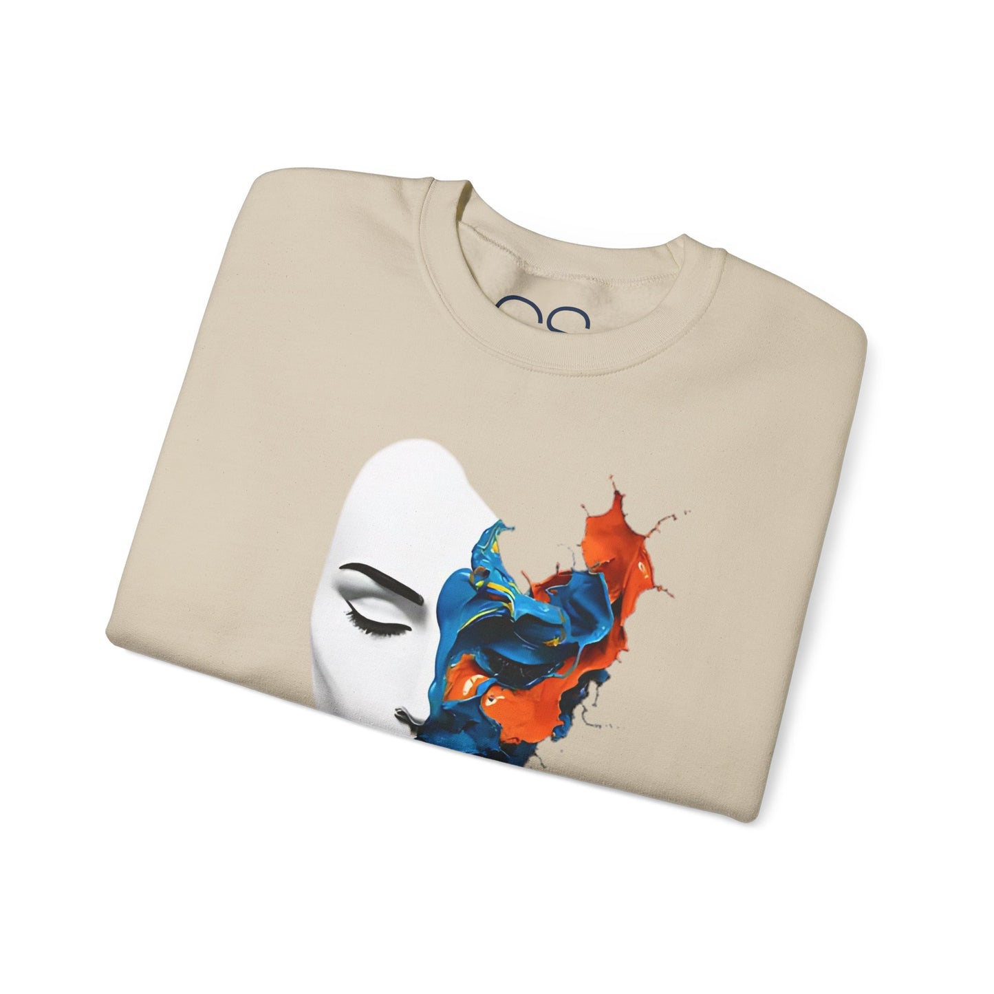 Abstract Art Face Crewneck Sweatshirt