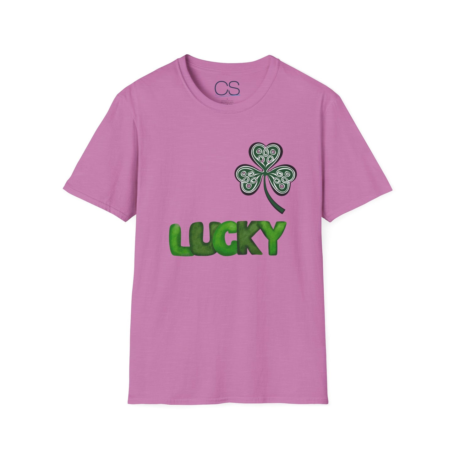 Double-Sided St. Patrick's Day Irish Shamrock Unisex Softstyle T-Shirt
