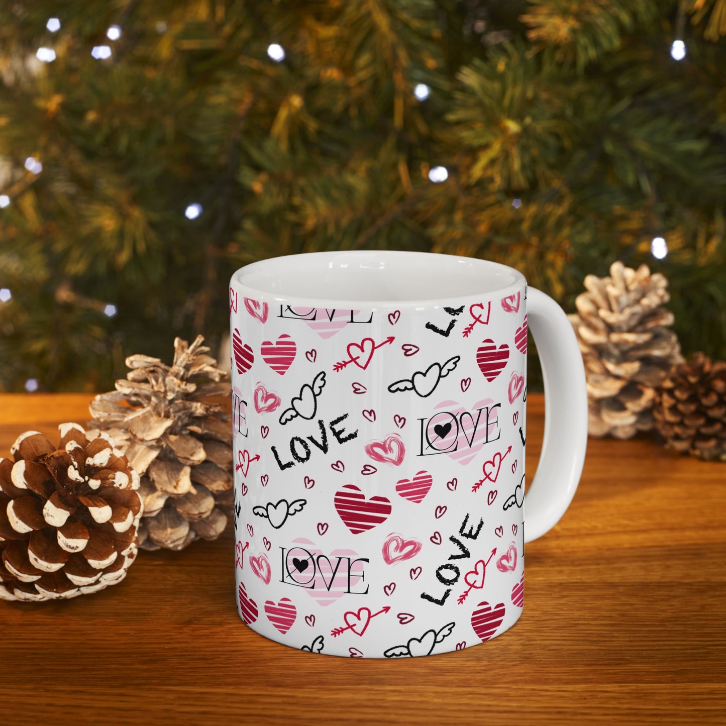 Love & Heart Ceramic Mug