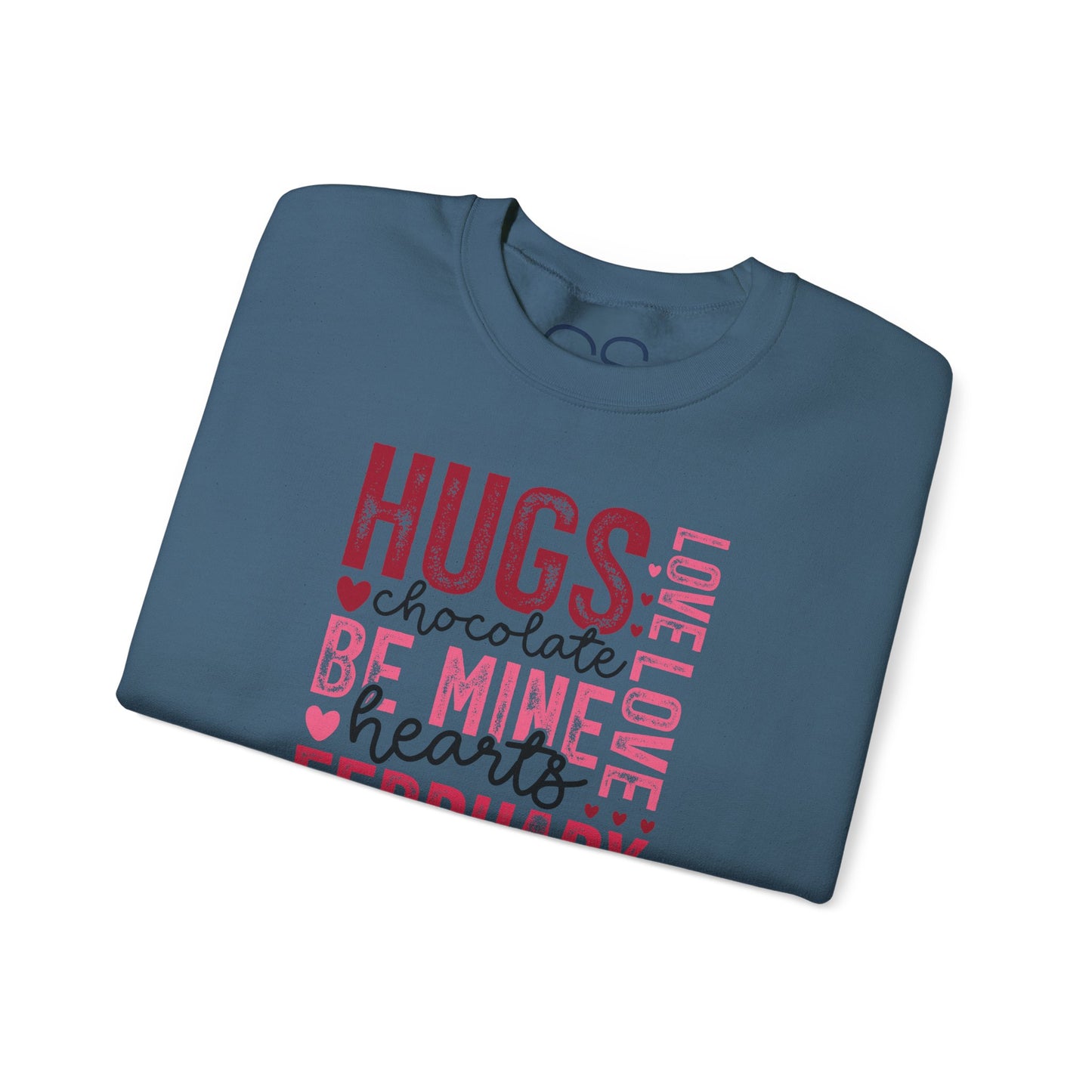 Cozy and Romantic Typography Crewneck Sweatshirt