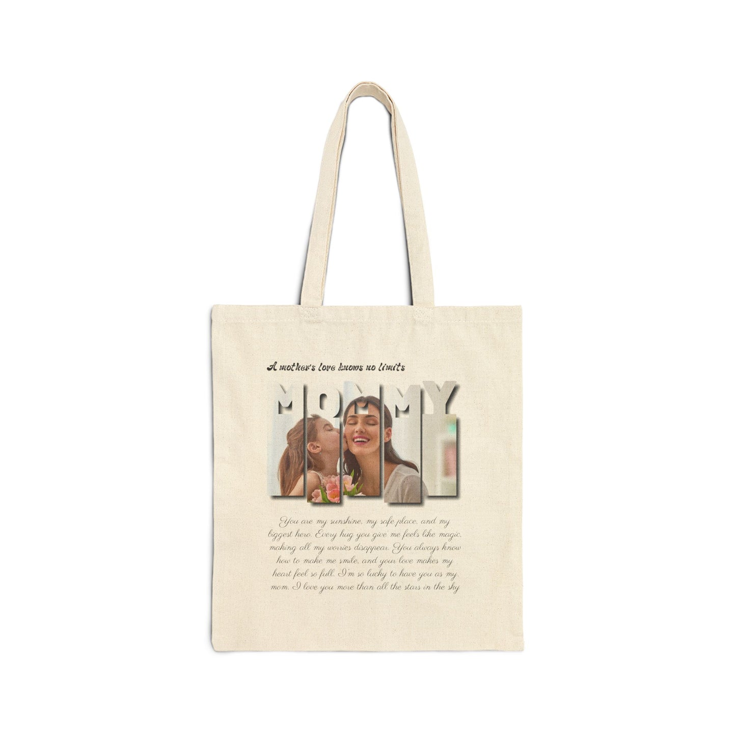 Personalized MOMMY Photo Tote Bag