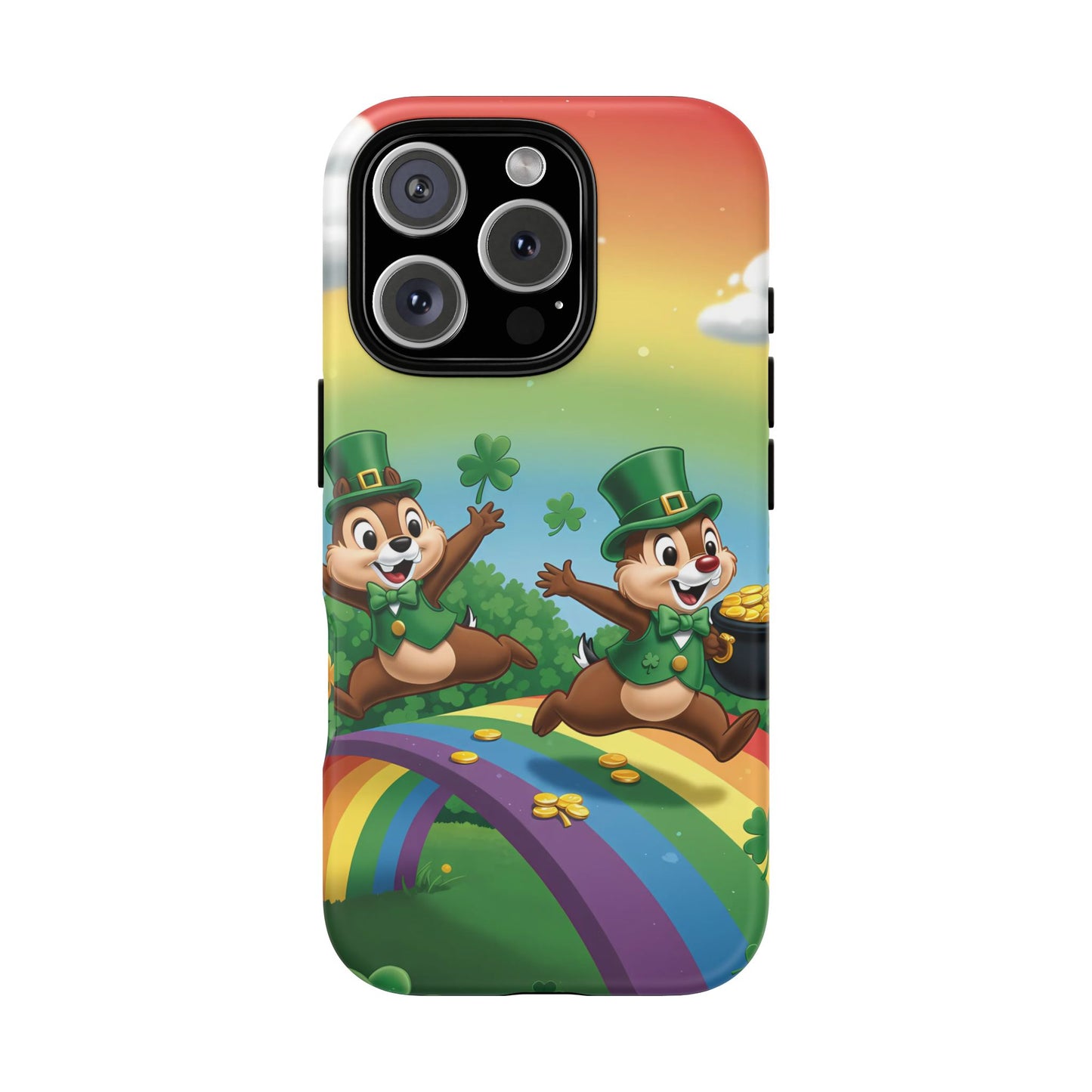 Disney Chip 'n Dale St. Patrick's Day Durable Phone Case