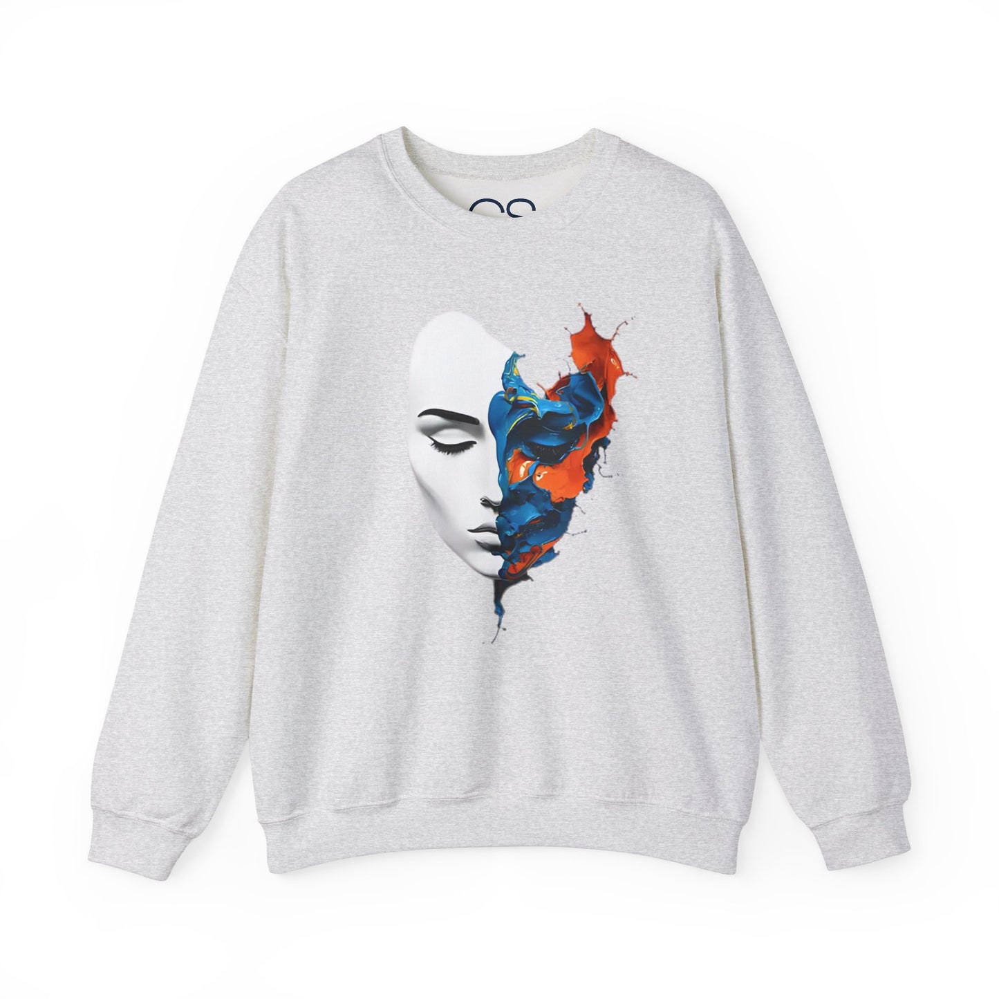 Abstract Art Face Crewneck Sweatshirt
