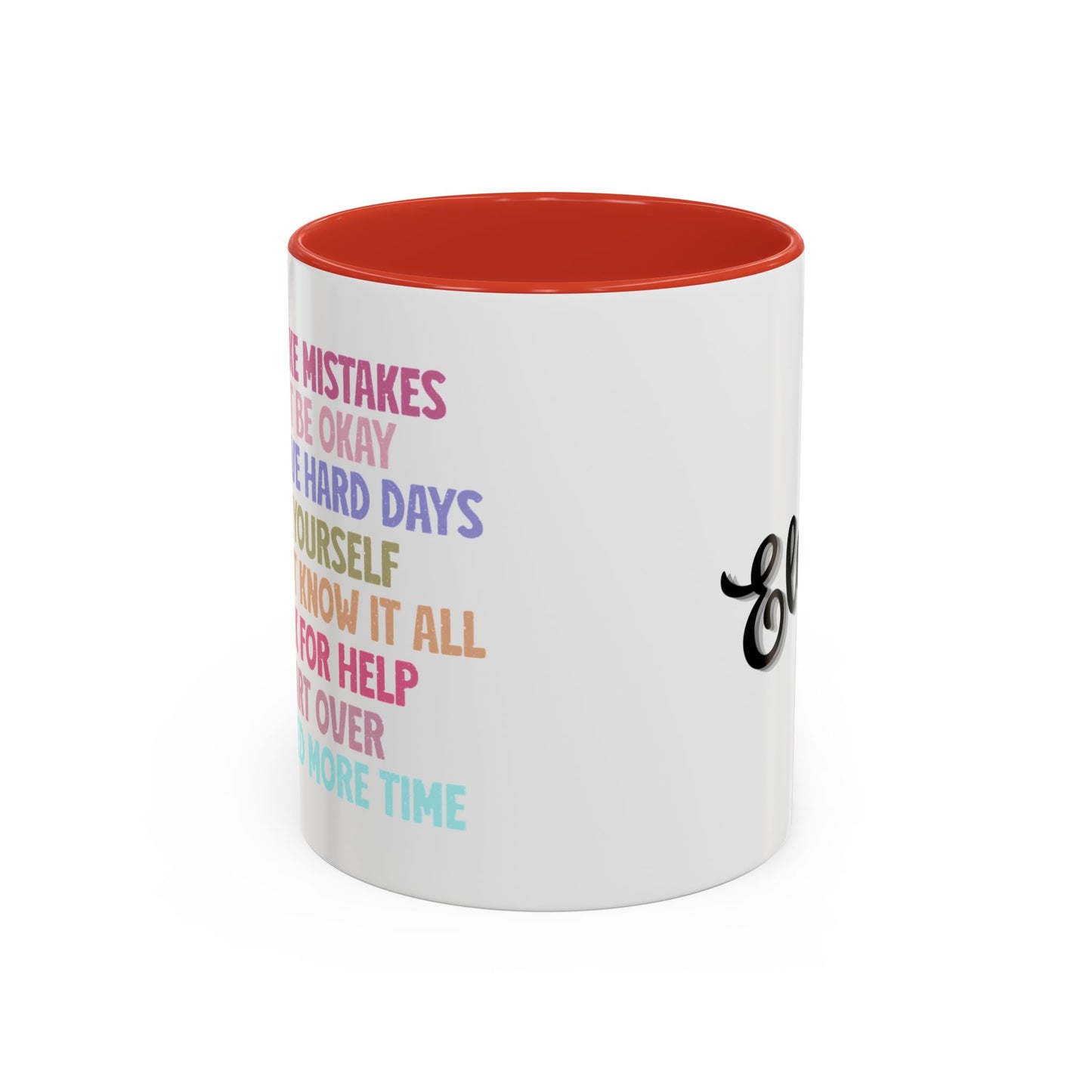 It’s Okay Inspirational Valentine’s Day Color Personalized Mug