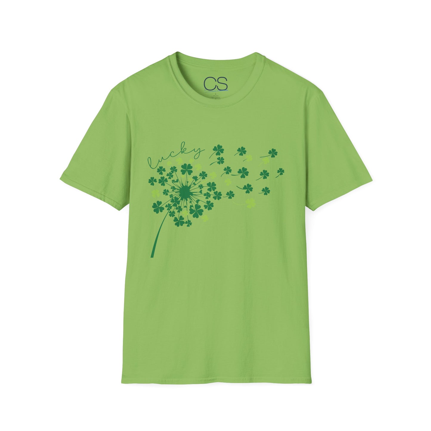 Luck of the Irish Dandelion Unisex Softstyle T-Shirt