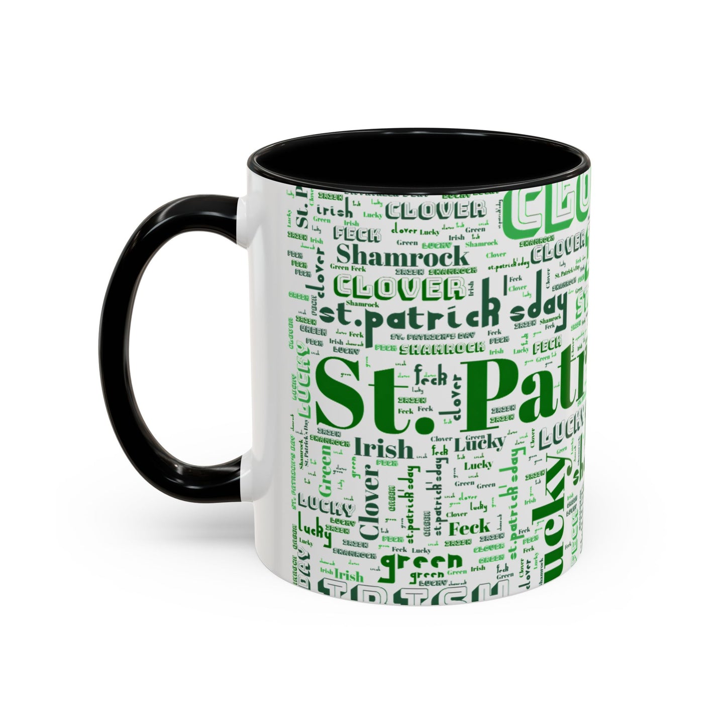 Irish St. Patrick's Day Word Art Mug