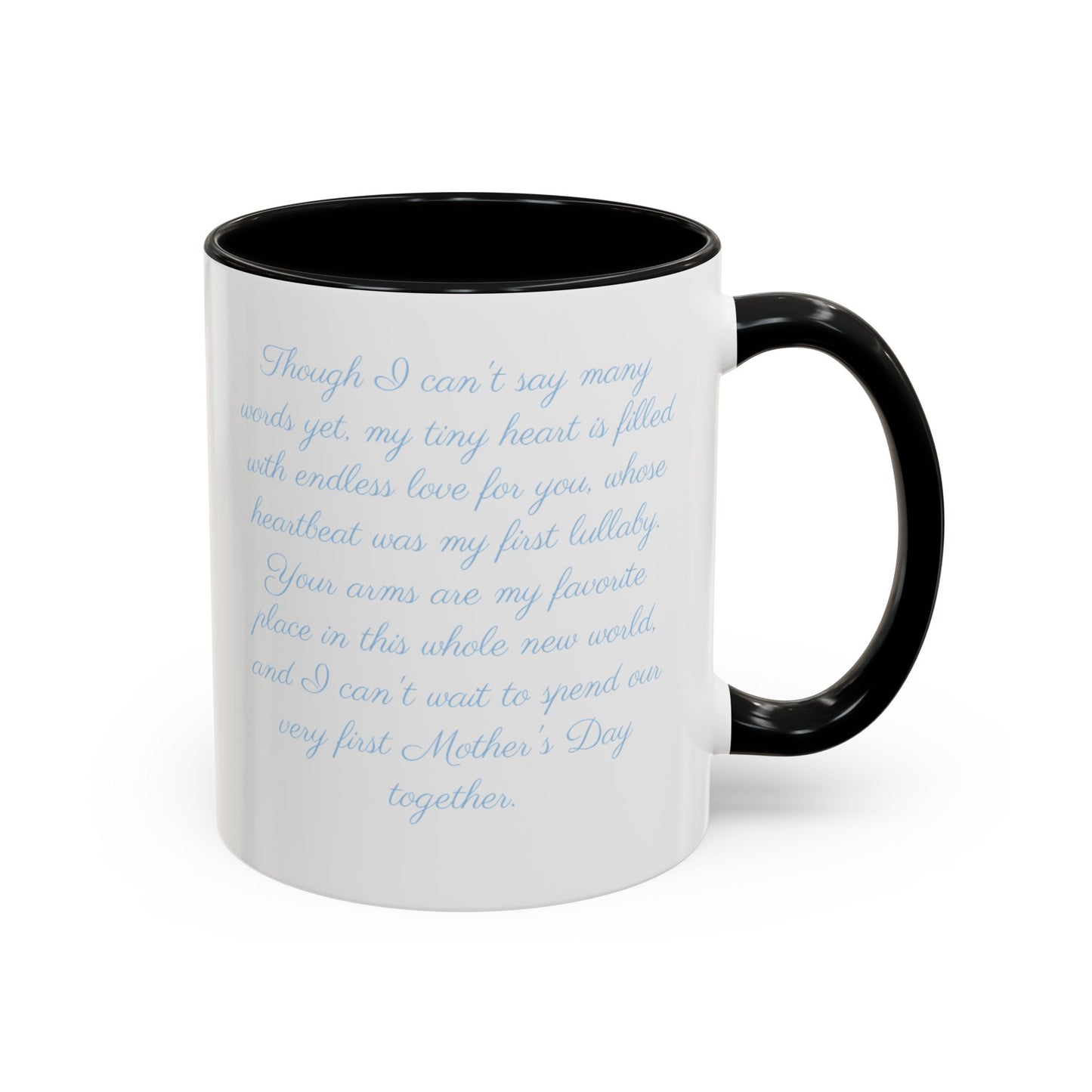 My First Mother's Day Mug Blue - Newborn Baby Message
