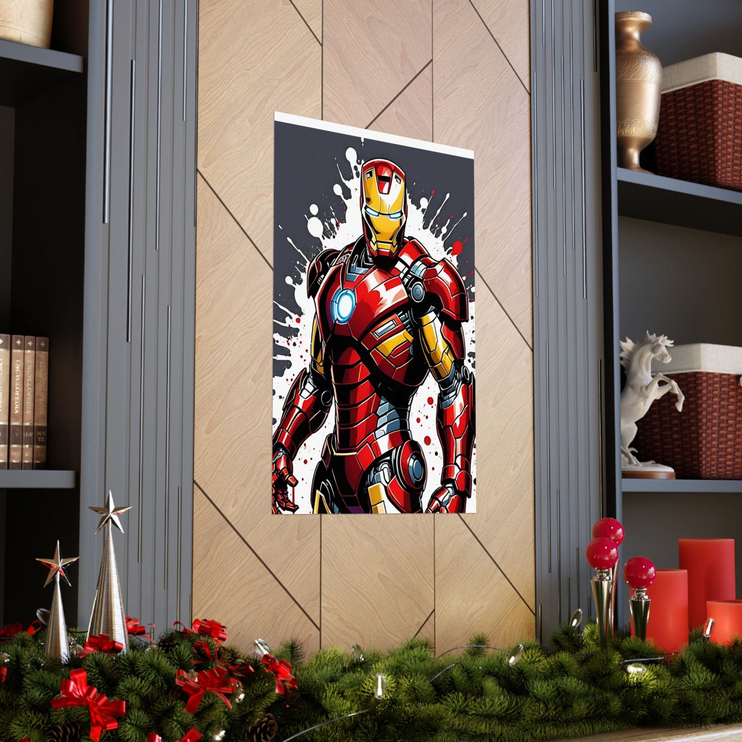 Armored Hero Premium Art Poster