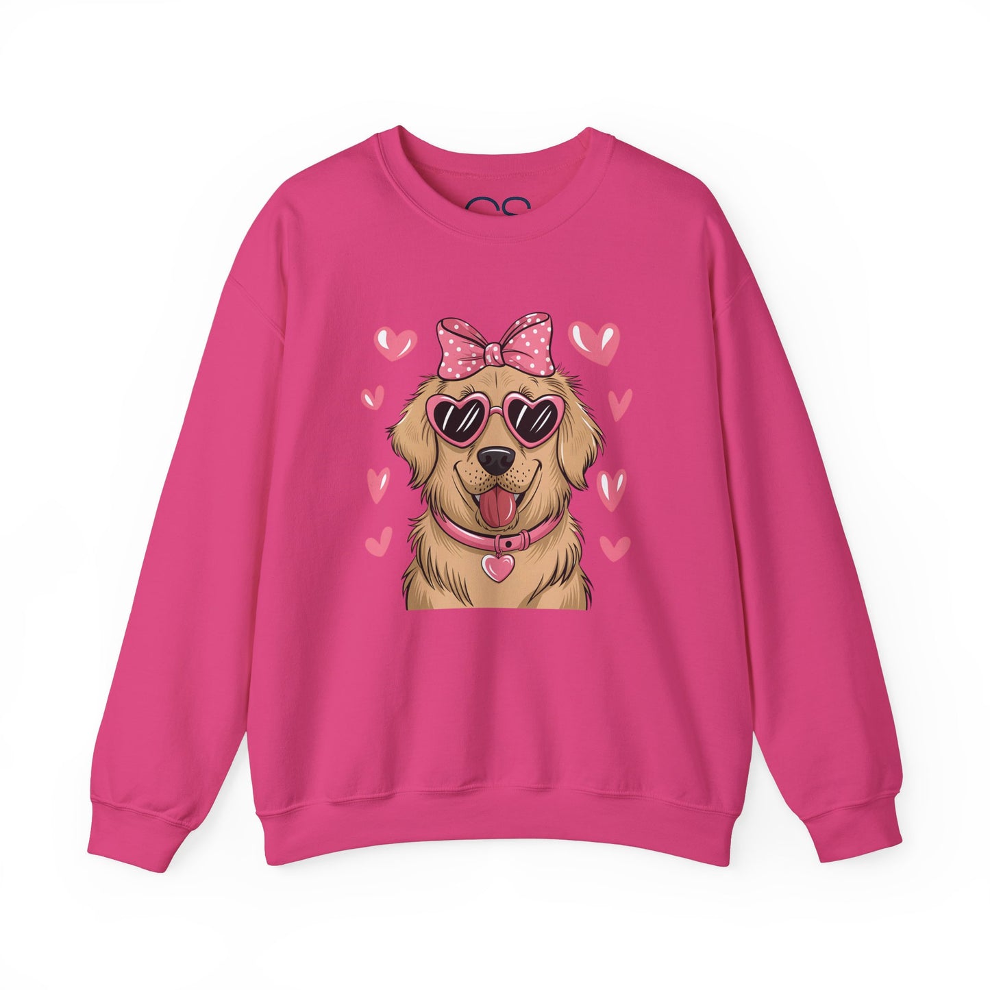 Valentine's Day Dog Crewneck Sweatshirt