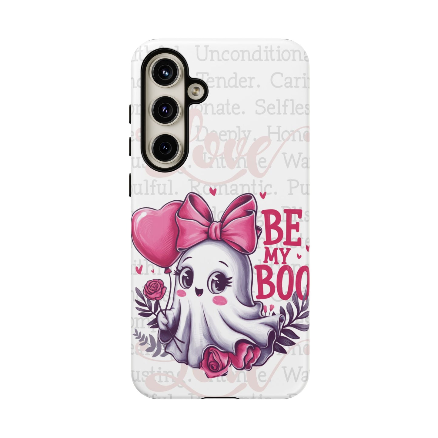 Be My Boo Ghost Patterned Durable Phone Case